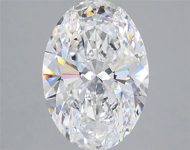 4.20ct Oval Lab Grown Diamond (Colour E, Clarity VVS2, IGI Certified)