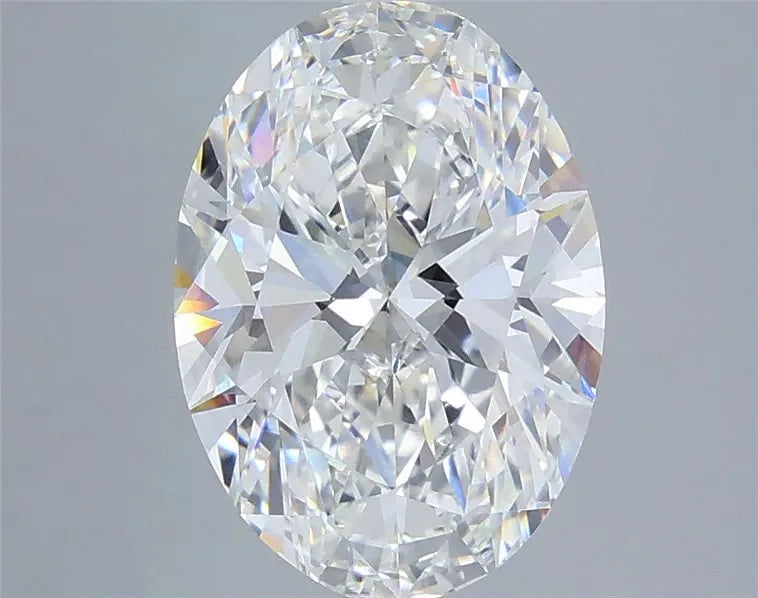 4.20ct Oval Lab Grown Diamond (Colour F, Clarity VVS2, IGI Certified)