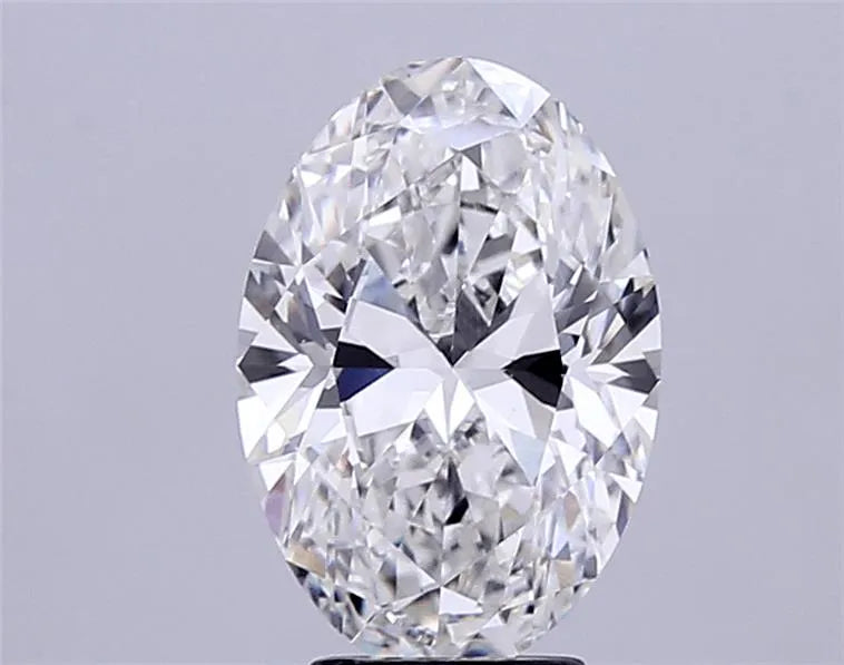 4.50ct Oval Lab Grown Diamond (Colour F, Clarity VVS2, IGI Certified)