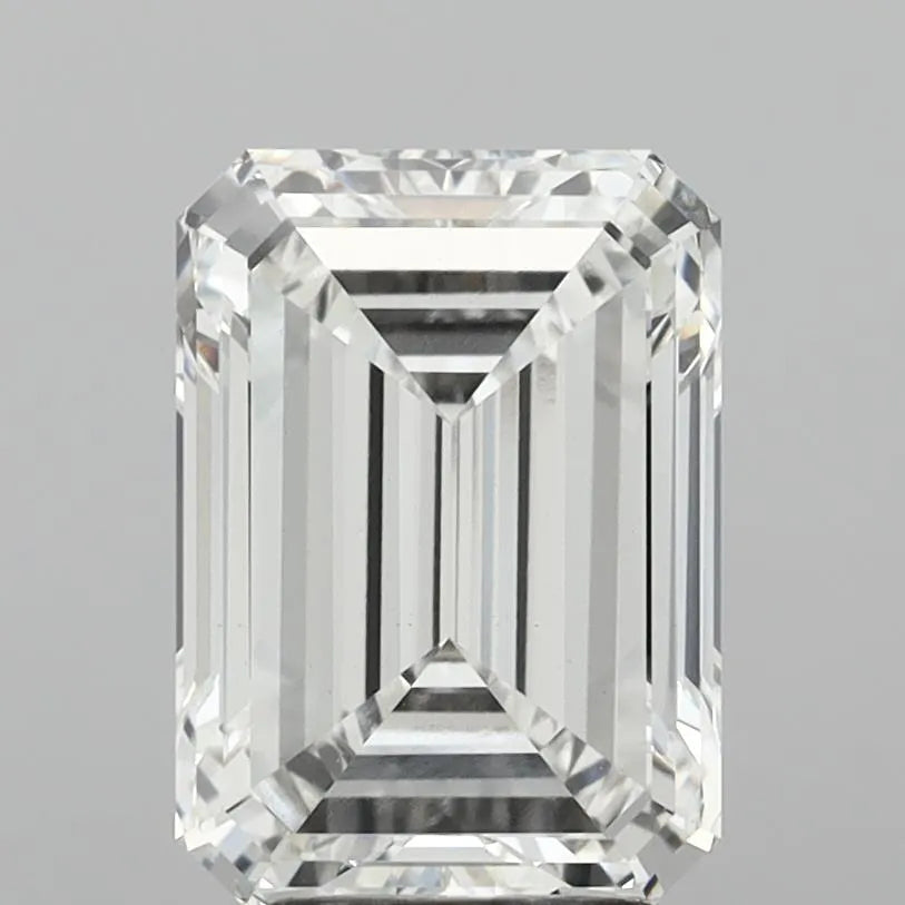 5.00ct Emerald Lab Grown Diamond (Colour F, Clarity VS1, IGI Certified)
