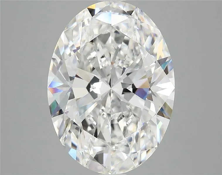 5.00ct Oval Lab Grown Diamond (Colour E, Clarity VVS2, IGI Certified)