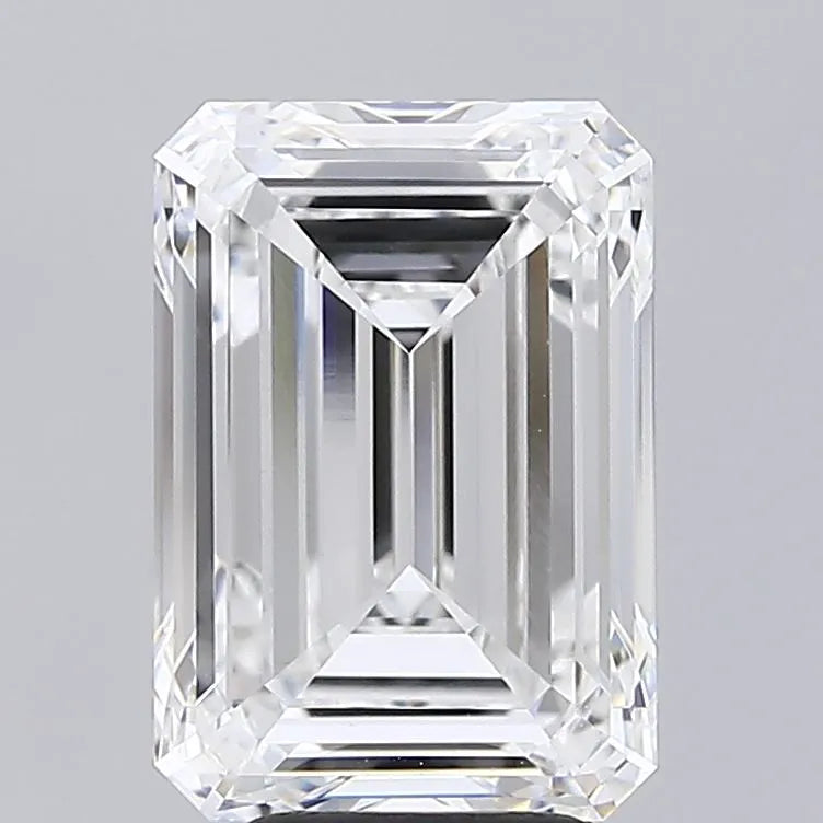 5.01ct Emerald Lab Grown Diamond (Colour E, Clarity VVS1, IGI Certified)