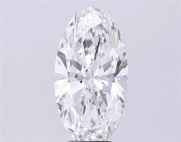 5.01ct Oval Lab Grown Diamond (Colour E, Clarity VS2, IGI Certified)