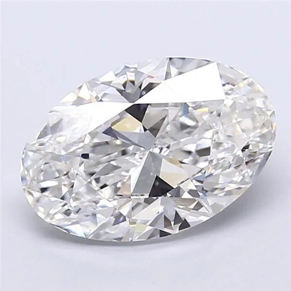 5.01ct Oval Lab Grown Diamond (Colour E, Clarity VVS2, IGI Certified)
