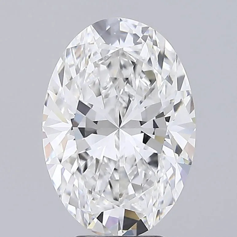 5.05ct Oval Lab Grown Diamond (Colour D, Clarity VVS1, IGI Certified)