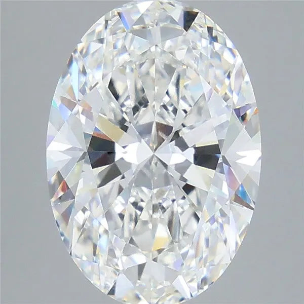 5.06ct Oval Lab Grown Diamond (Colour E, Clarity VVS2, IGI Certified)