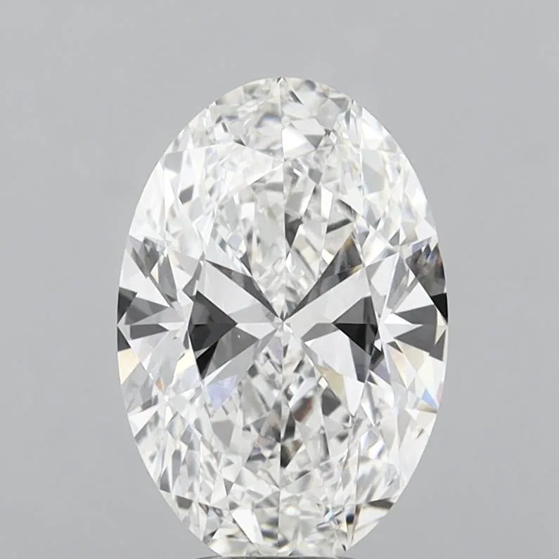 5.06ct Oval Lab Grown Diamond (Colour F, Clarity VVS2, IGI Certified)