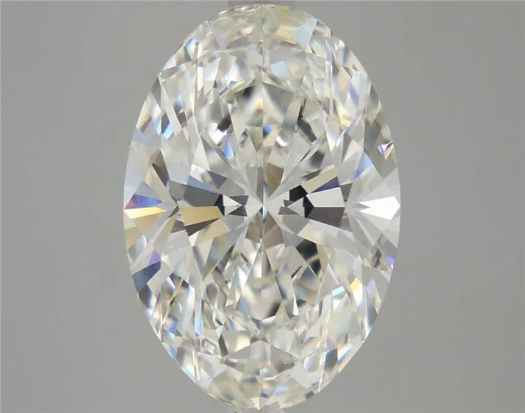 5.06ct Oval Lab Grown Diamond (Colour G, Clarity VVS2, Cut EX, IGI Certified)
