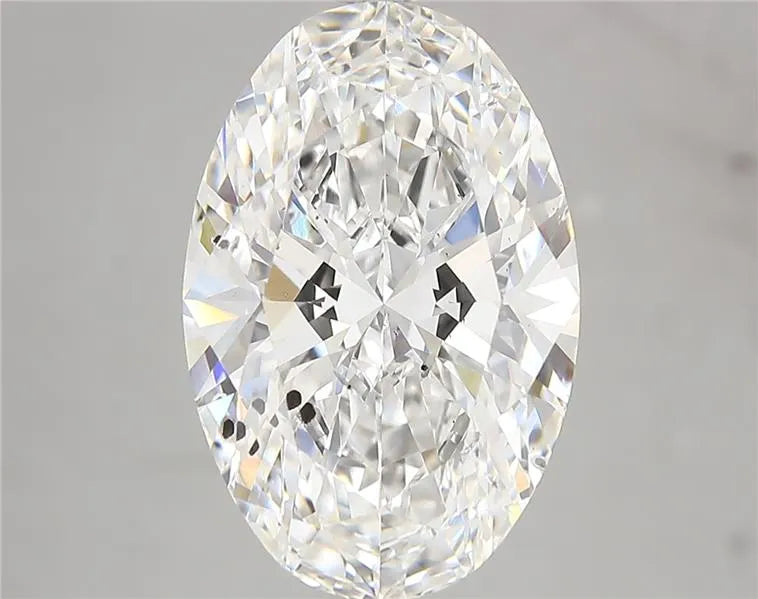 5.17ct Oval Lab Grown Diamond (Colour E, Clarity SI2, IGI Certified)