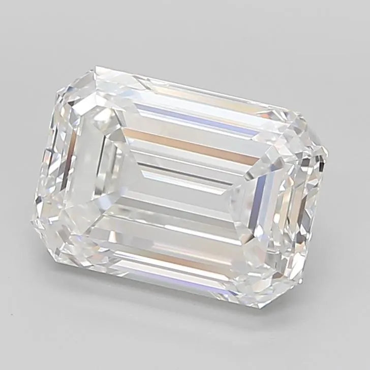 5.26ct Emerald Lab Grown Diamond (Colour E, Clarity IF, Cut EX, IGI Certified)