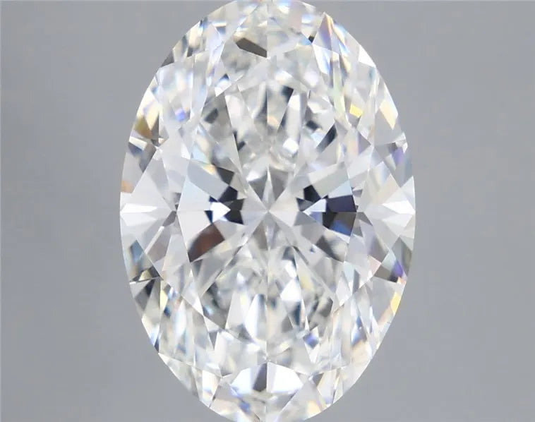5.53ct Oval Lab Grown Diamond (Colour E, Clarity VVS2, IGI Certified)