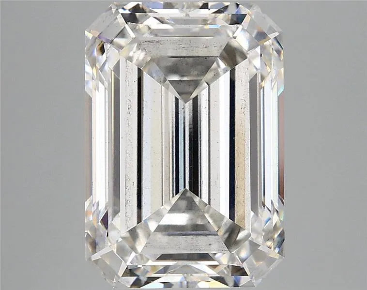 5.56ct Emerald Lab Grown Diamond (Colour F, Clarity SI1, IGI Certified)