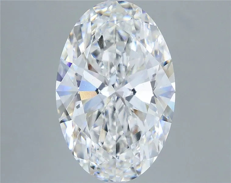 6.00ct Oval Lab Grown Diamond (Colour E, Clarity VS2, IGI Certified)