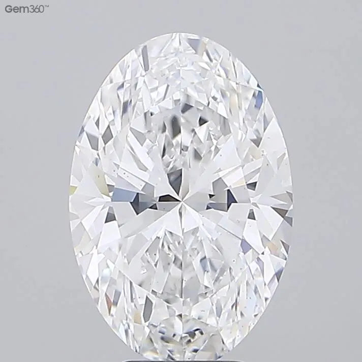 6.02ct Oval Lab Grown Diamond (Colour E, Clarity VS2, IGI Certified)
