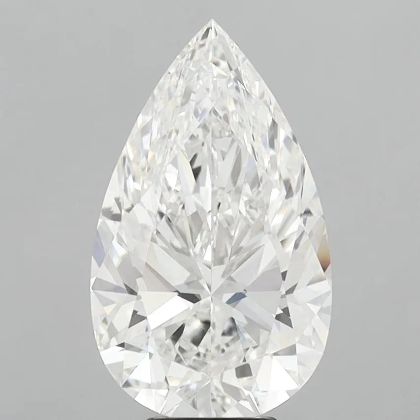 6.70ct Pear Lab Grown Diamond (Colour E, Clarity VVS2, IGI Certified)