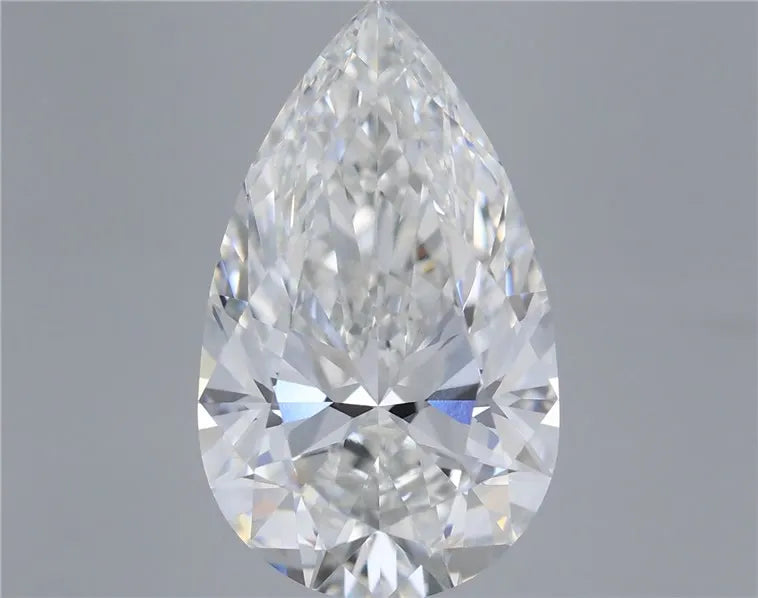 7.07ct Pear Lab Grown Diamond (Colour F, Clarity VVS2, IGI Certified)