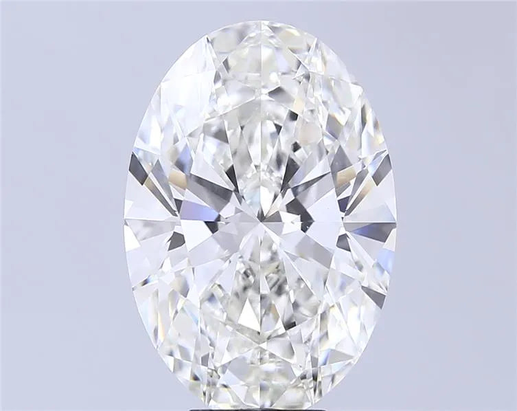8.08ct Oval Lab Grown Diamond (Colour G, Clarity VVS2, IGI Certified)
