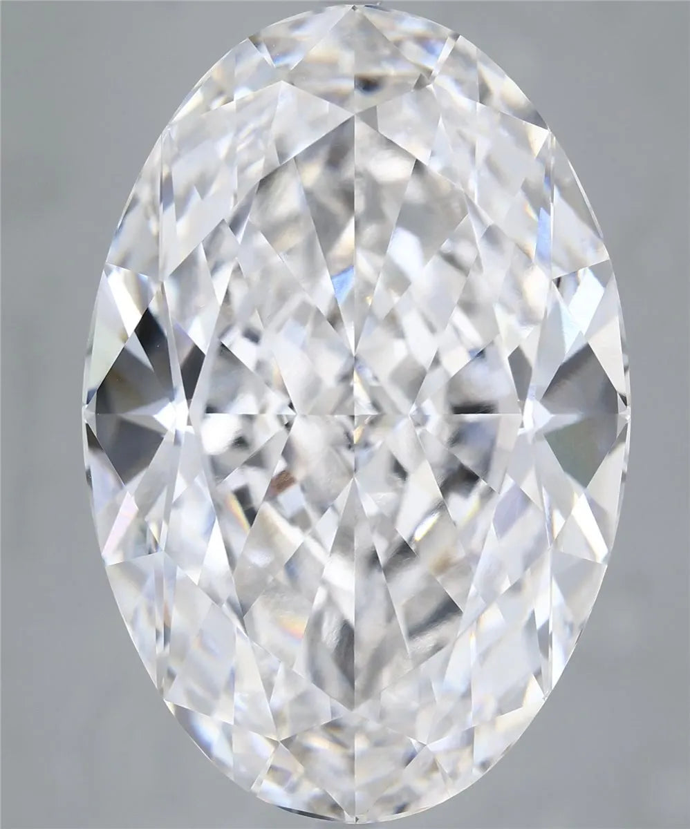 8.12ct Oval Lab Grown Diamond (Colour E, Clarity VVS1, IGI Certified)