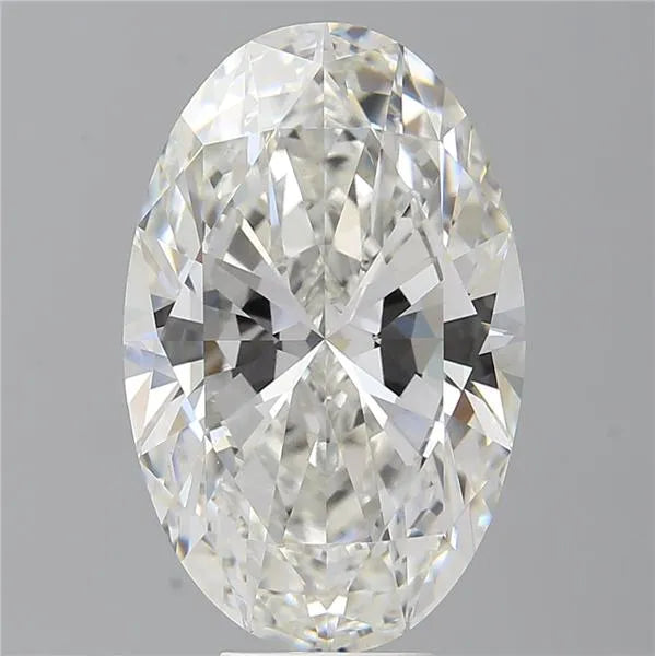 8.58ct Oval Lab Grown Diamond (Colour G, Clarity VVS2, IGI Certified)