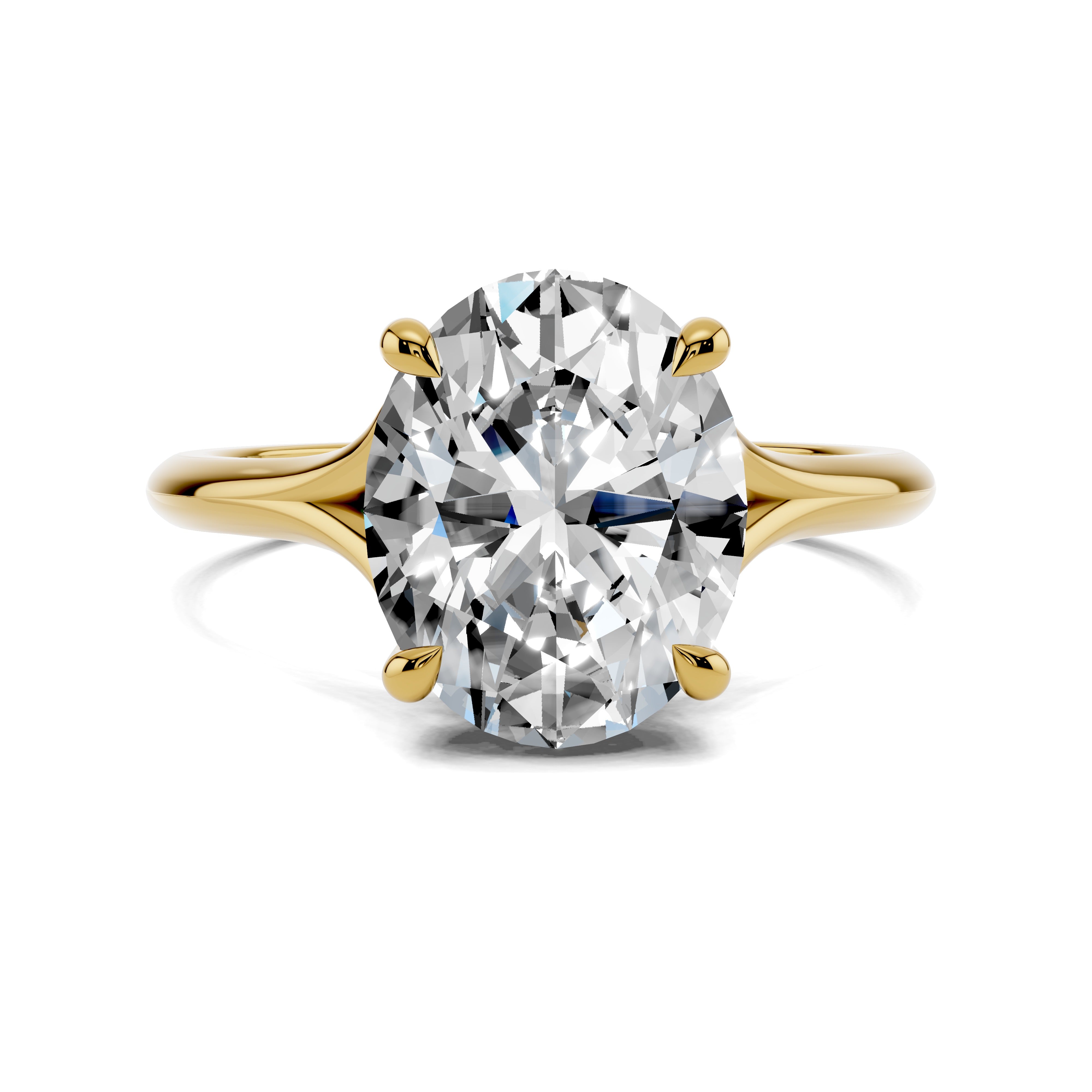 The Astrid Oval Solitaire Ring