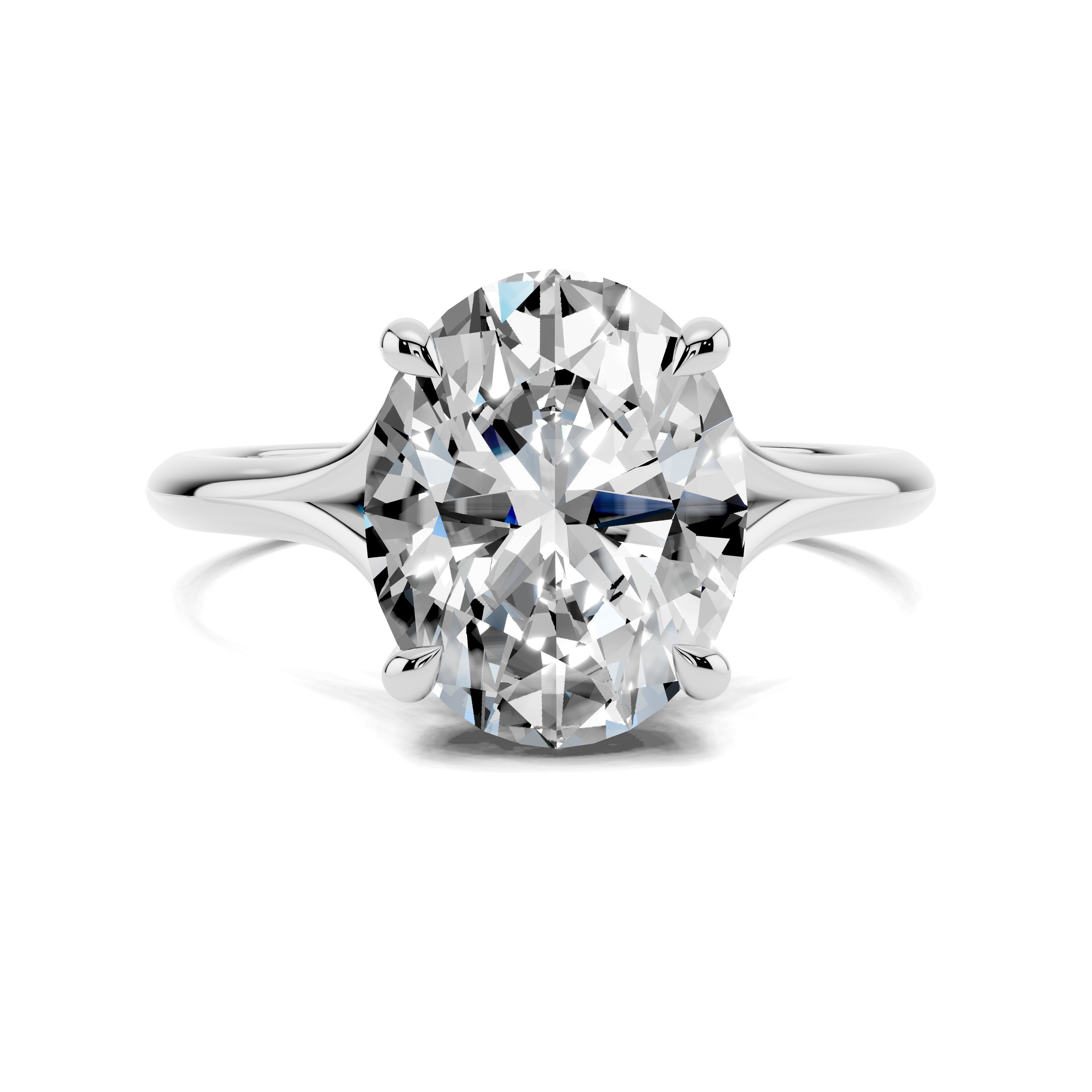 The Astrid Oval Solitaire Ring