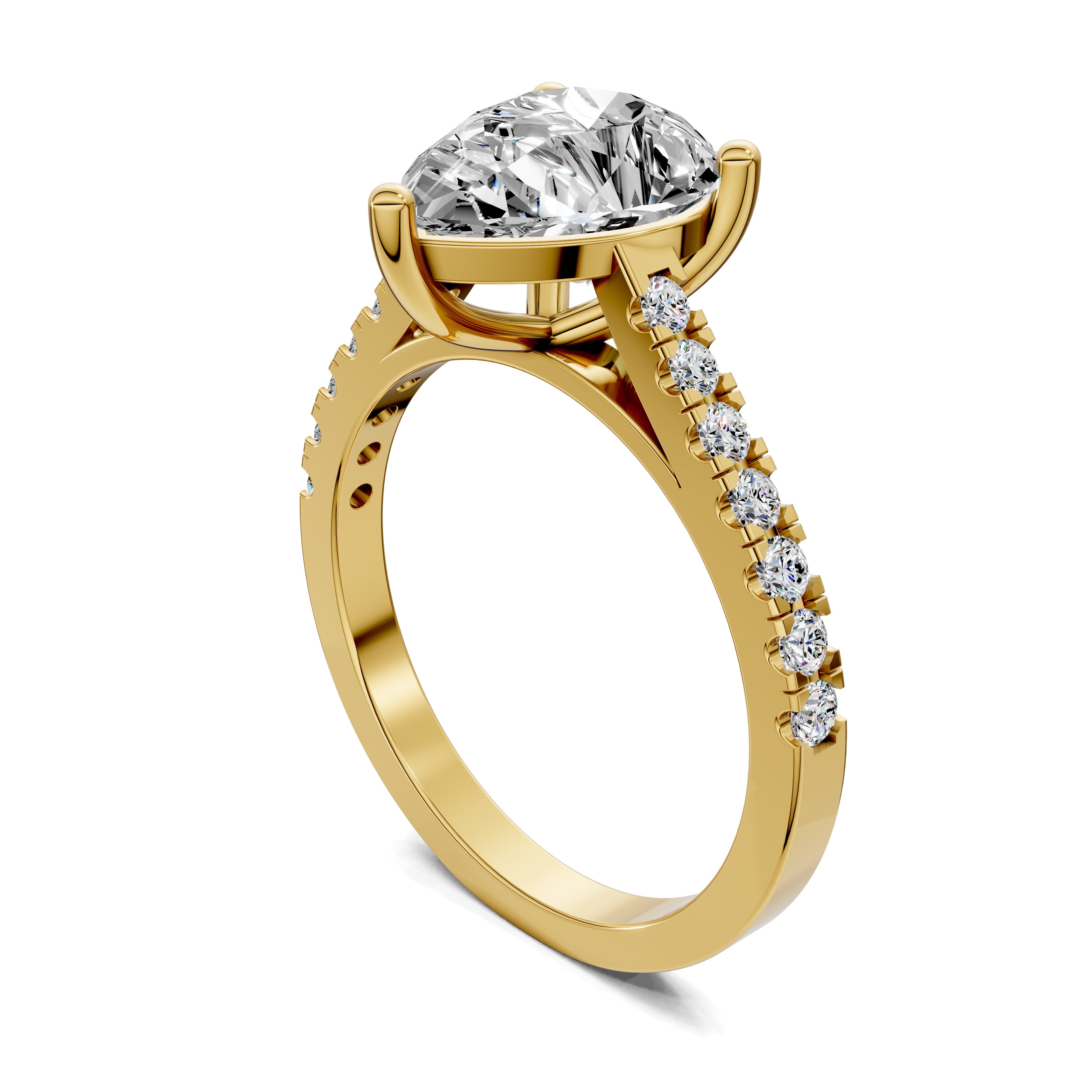 Seraphina Pavé Cathedral Ring