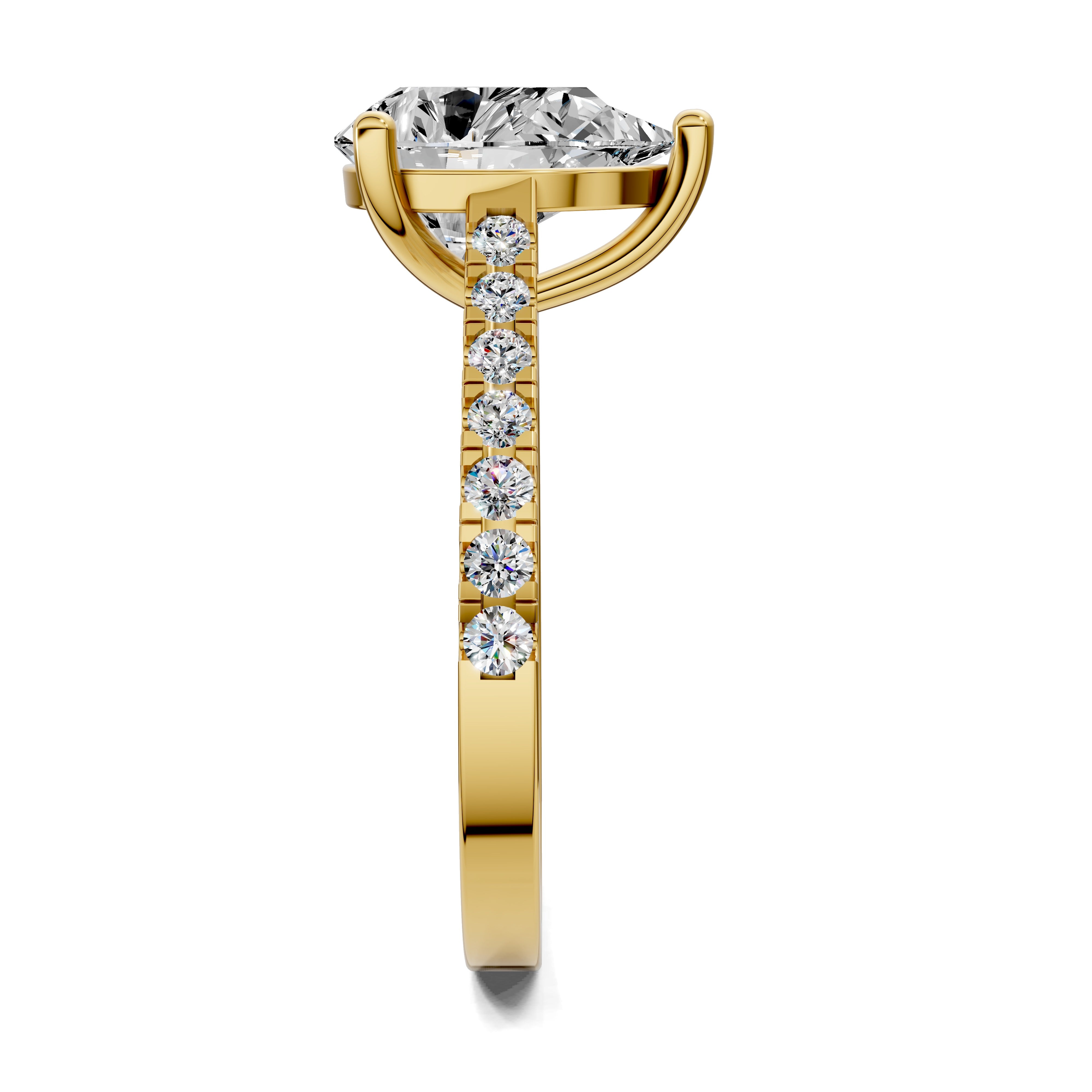 Seraphina Pavé Cathedral Ring