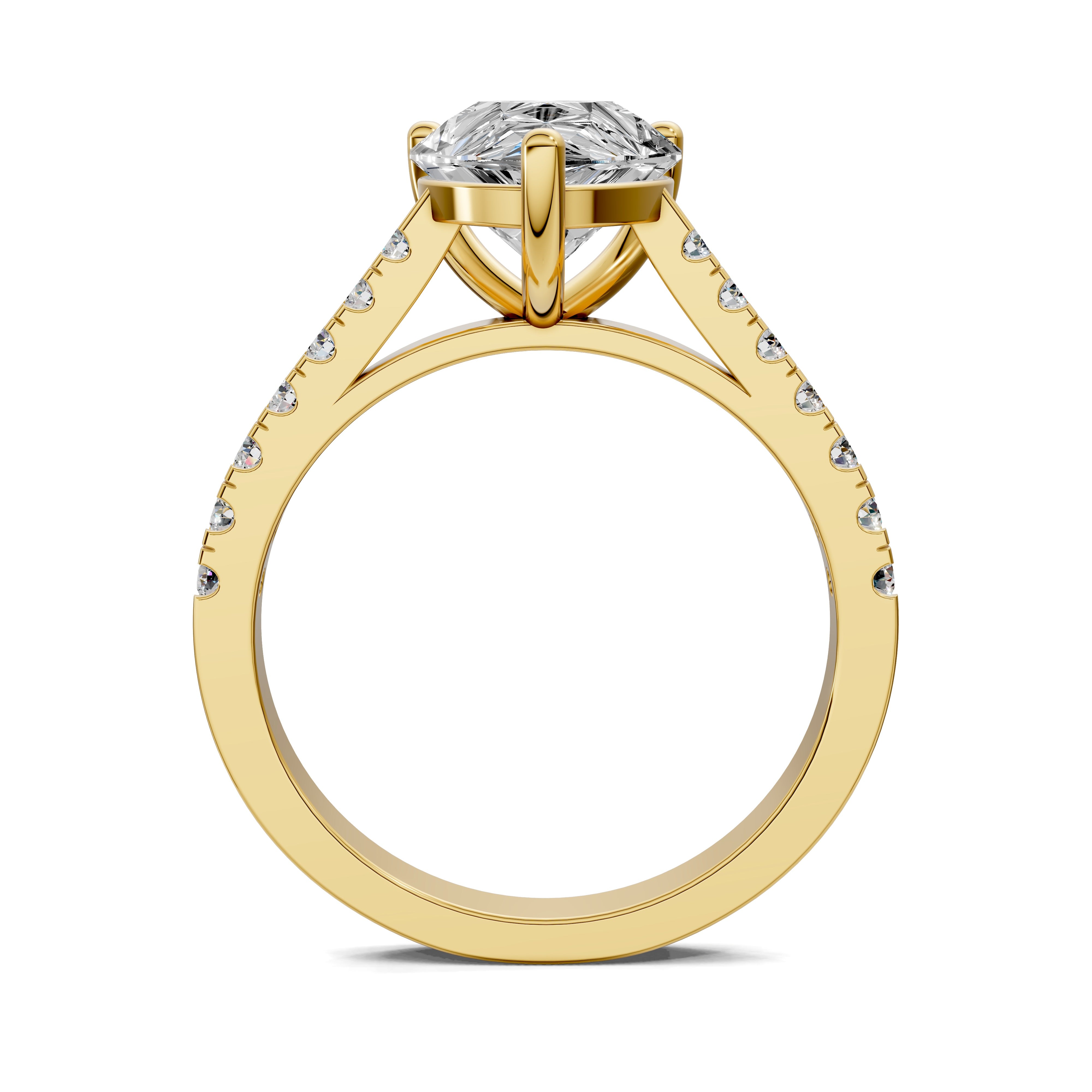 Seraphina Pavé Cathedral Ring
