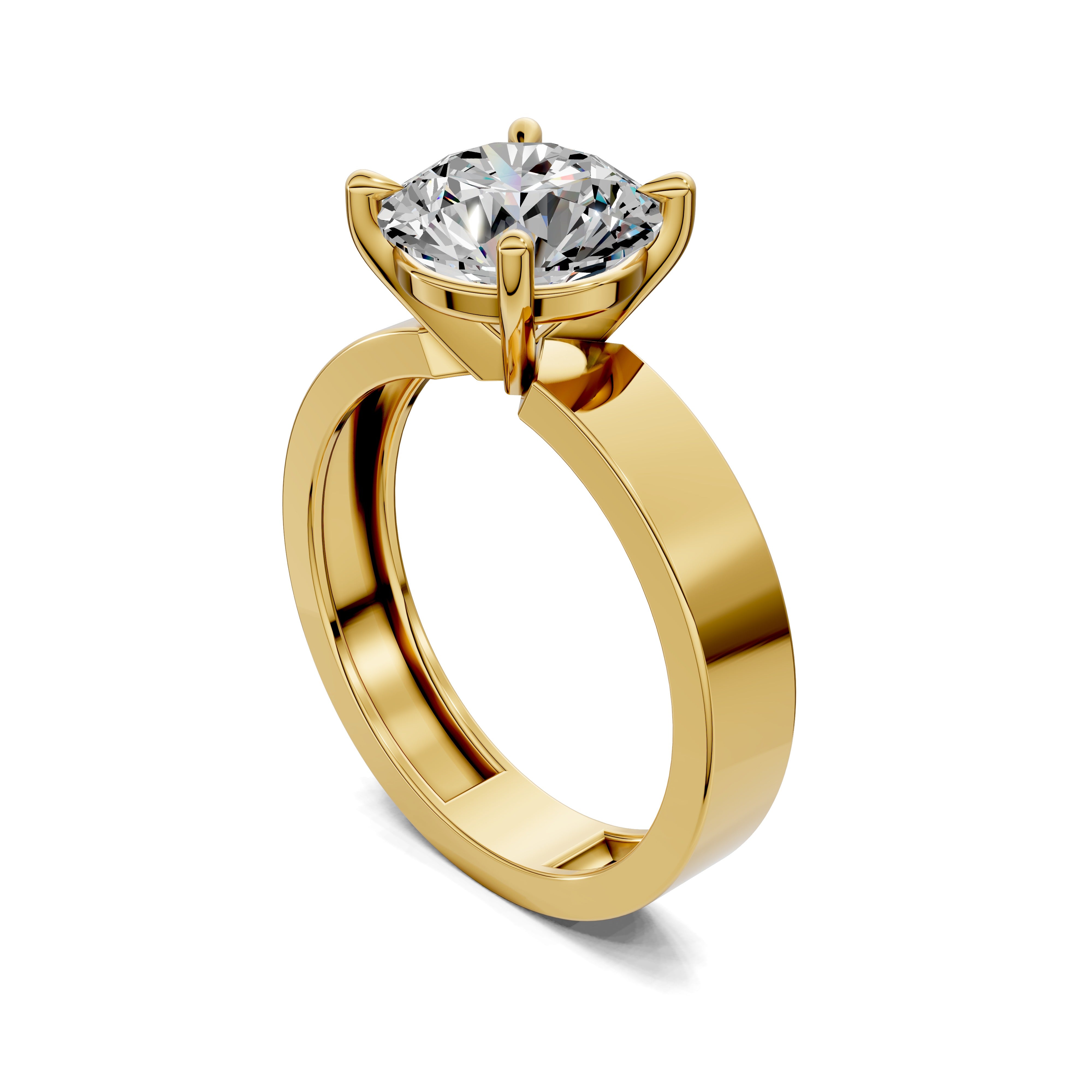 The Aurelia Round Solitaire Ring