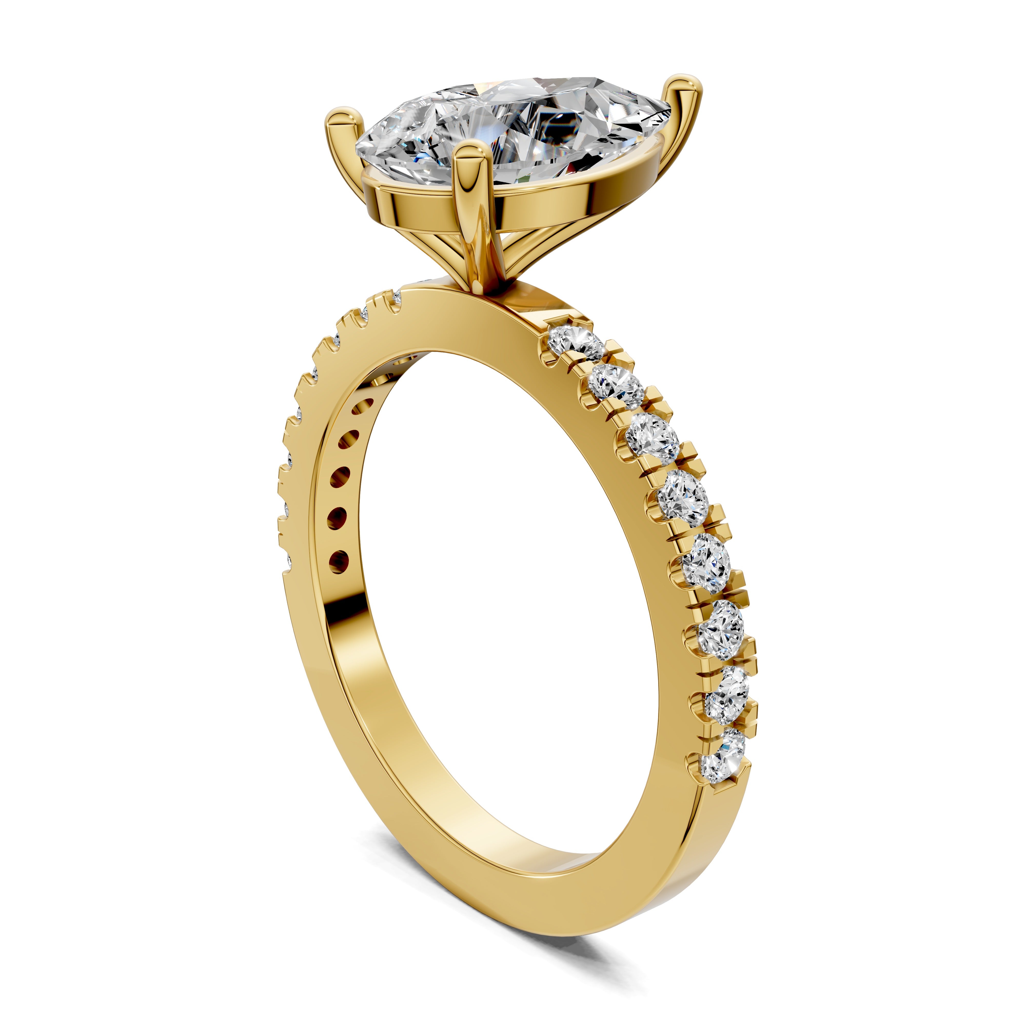 Selene Semi Pavé Ring