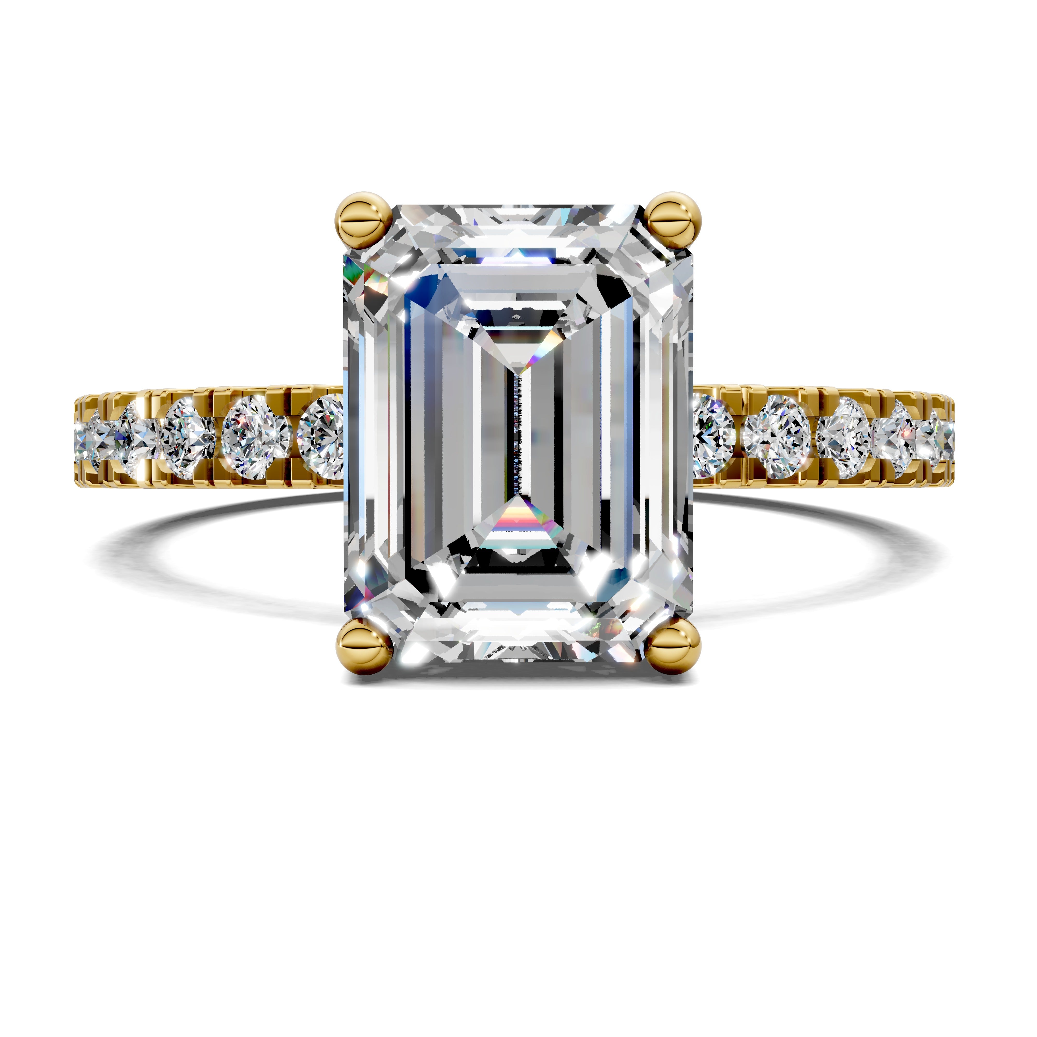 Marcella Semi Pavé Hidden Halo Ring