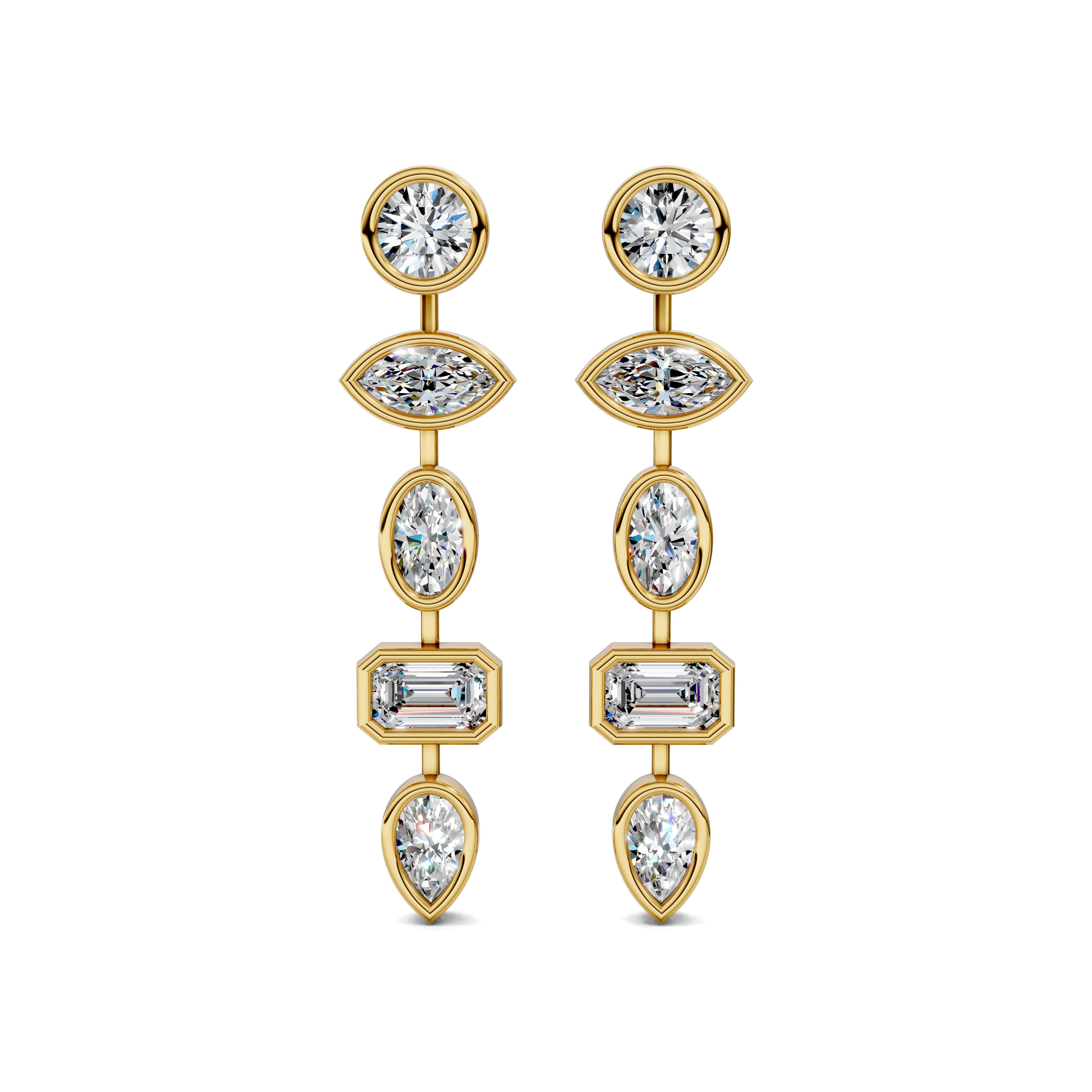 Viola Multi-Shape Diamond Jackets