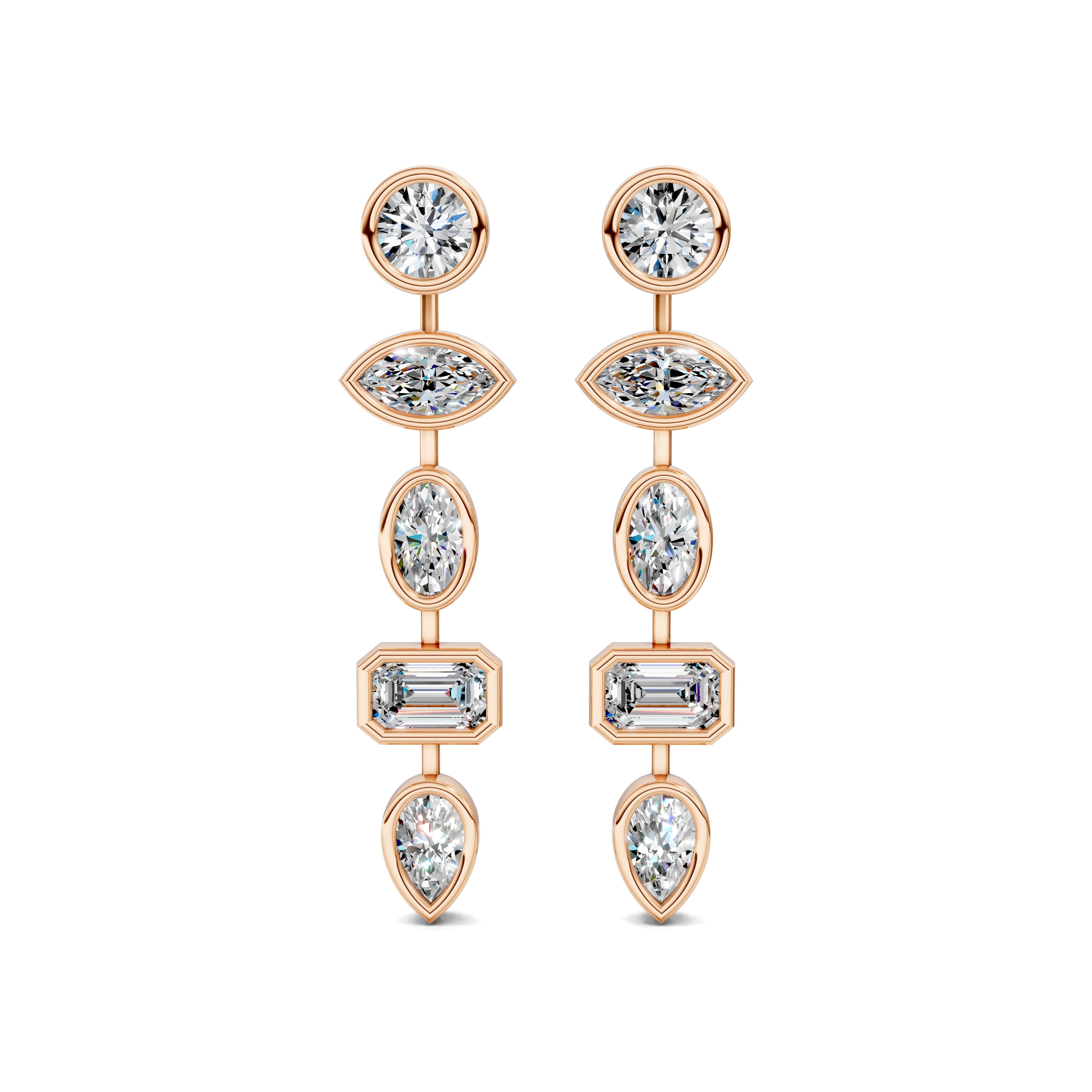 Viola Multi-Shape Diamond Jackets