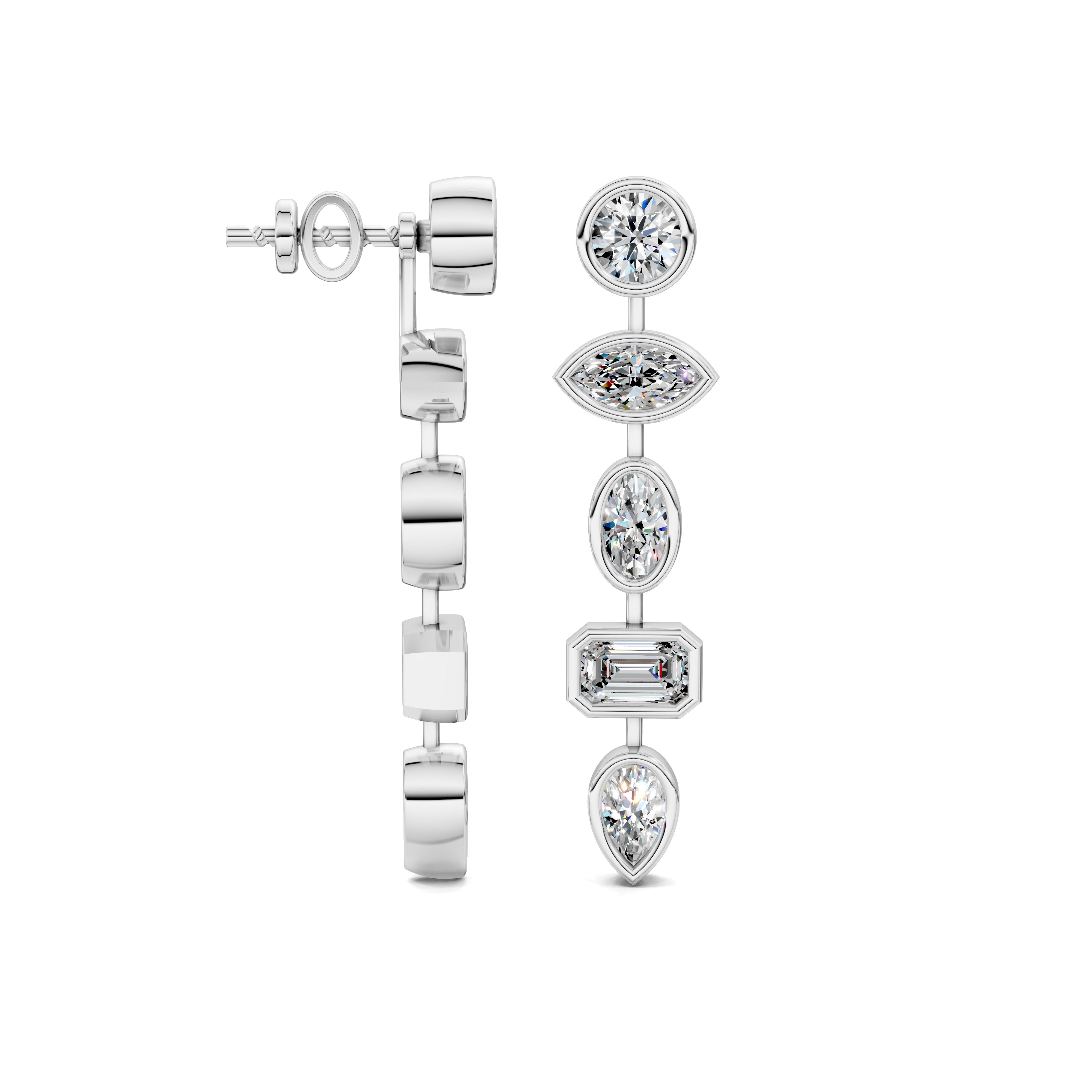 Viola Multi-Shape Diamond Jackets