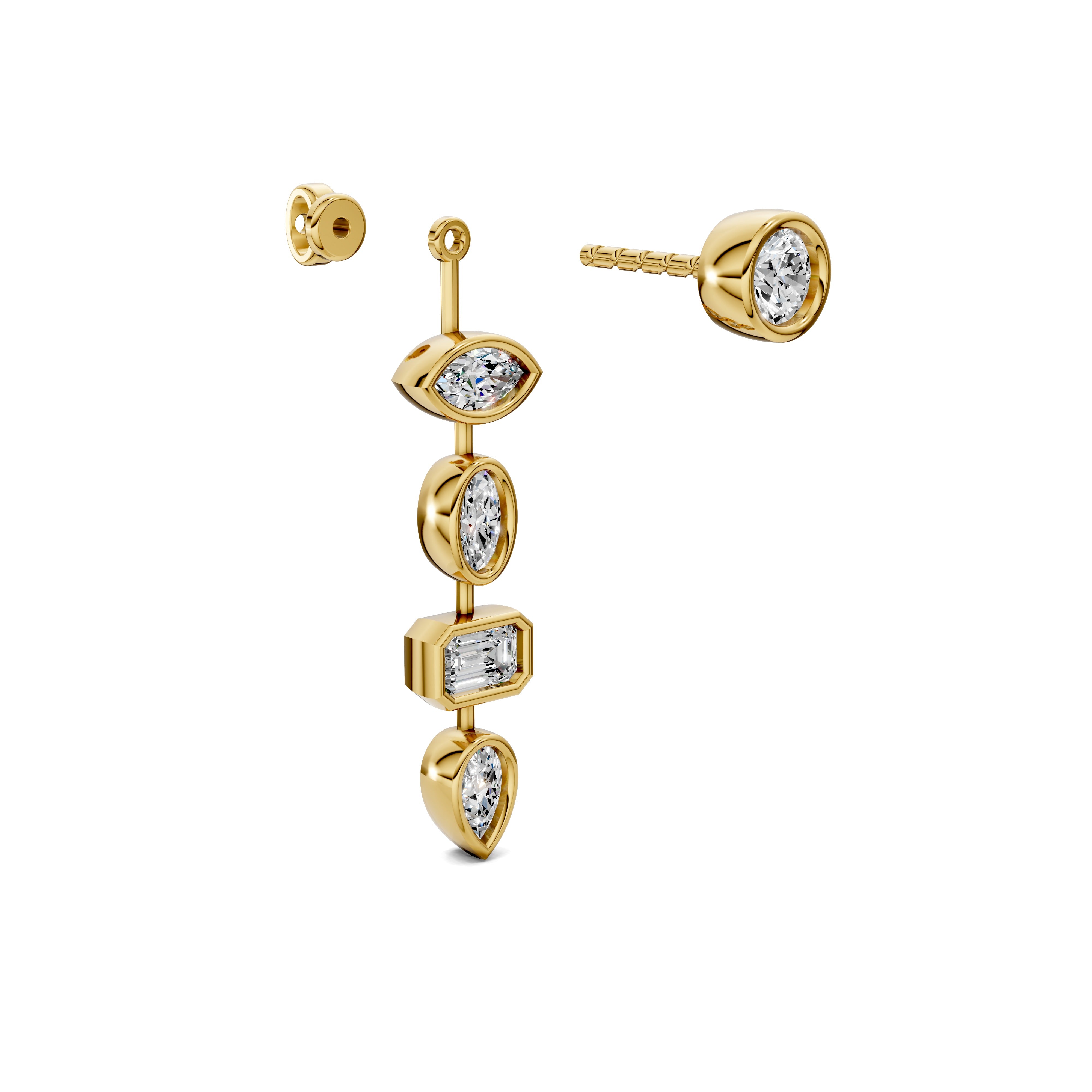 Viola Multi-Shape Diamond Jackets