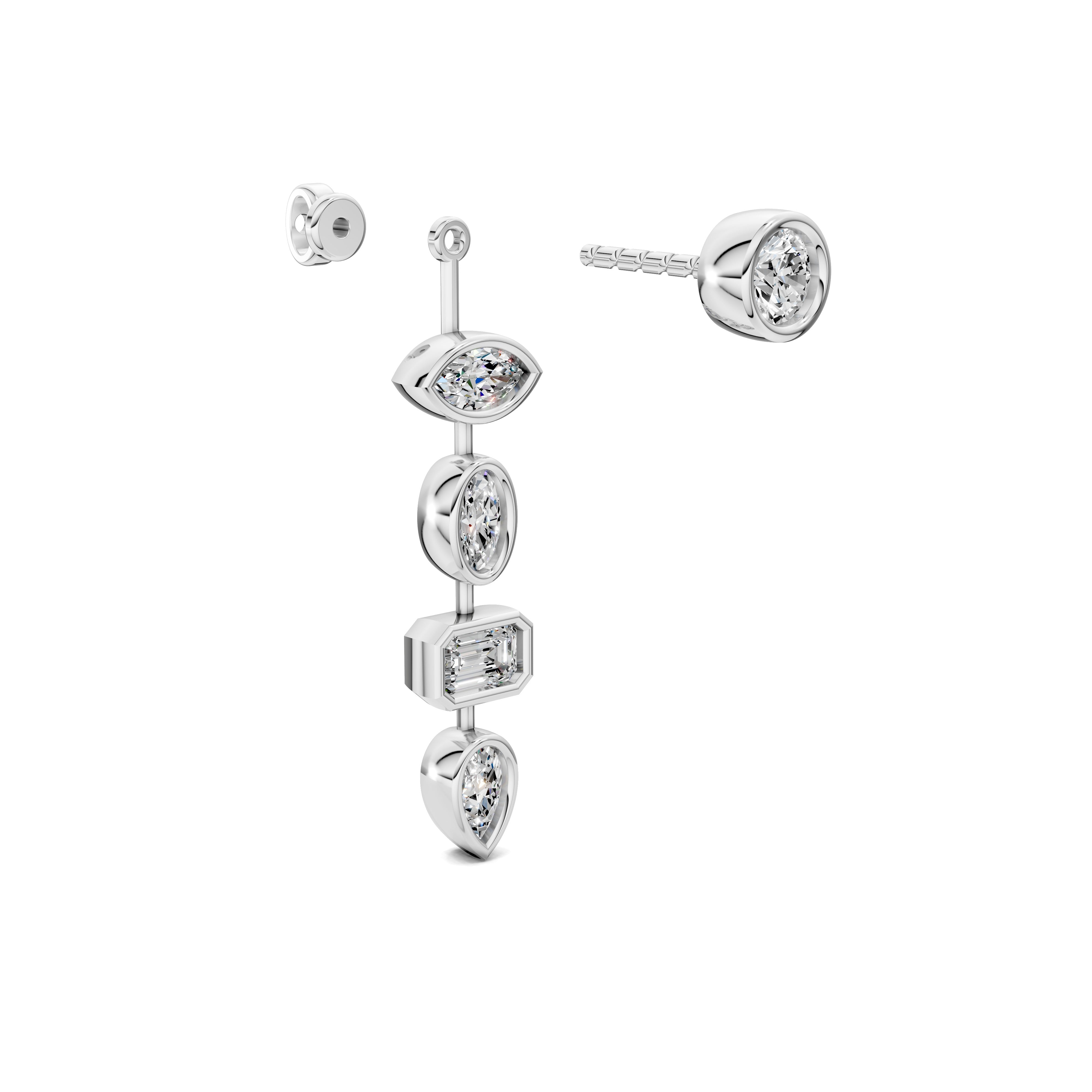 Viola Multi-Shape Diamond Jackets