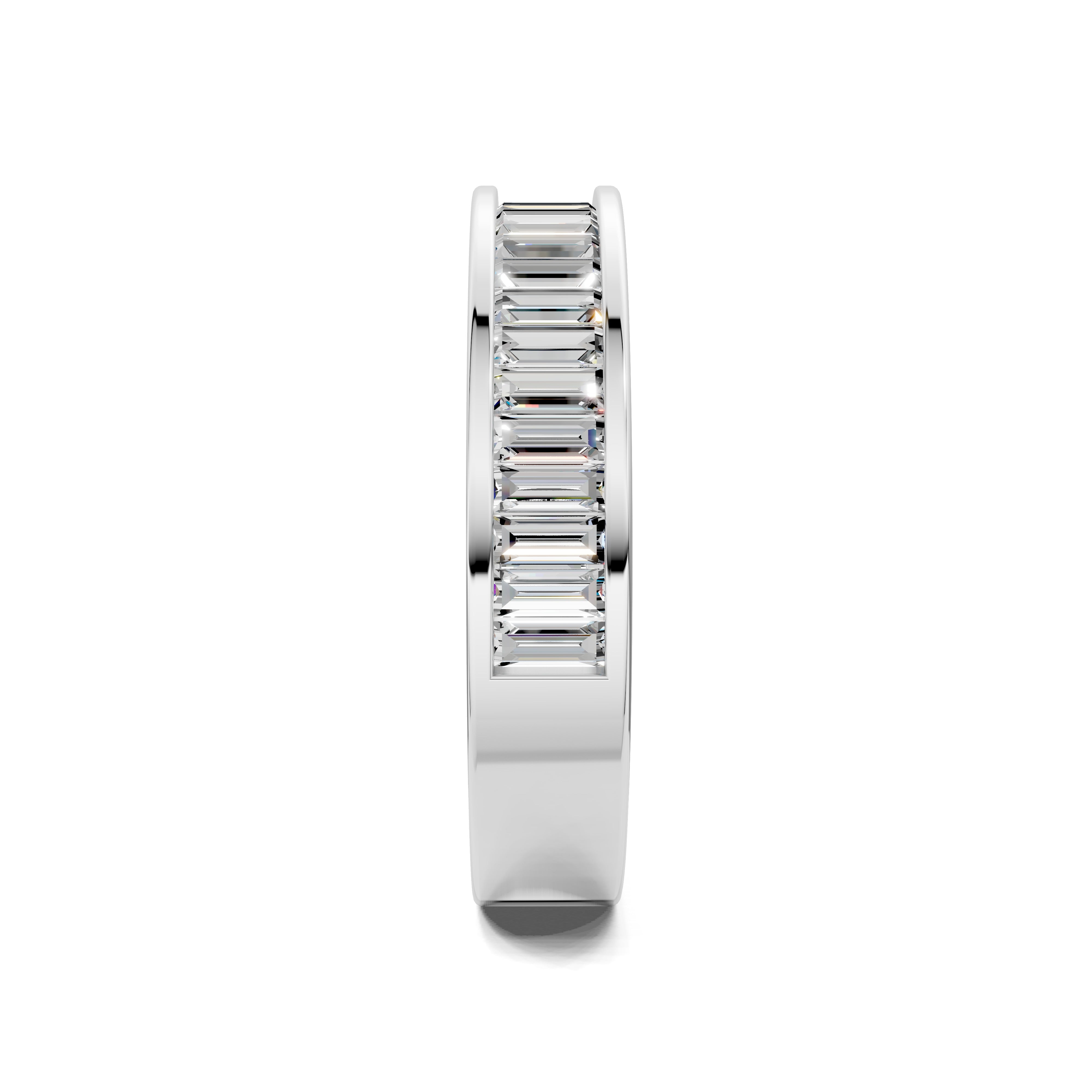 Iris Channel-Set Baguette Band