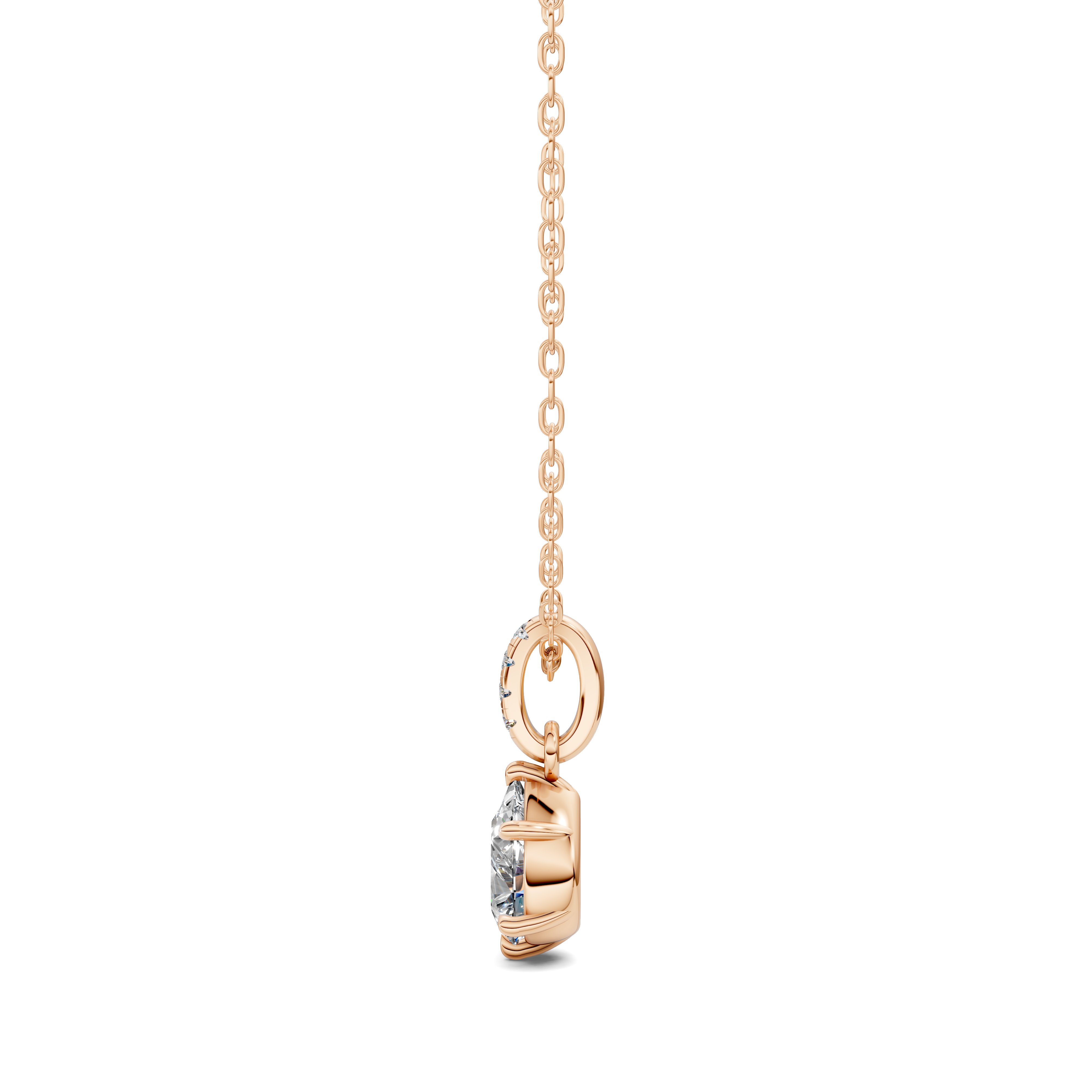 Pear Pavé Bail Pendant (1.50 CTW)