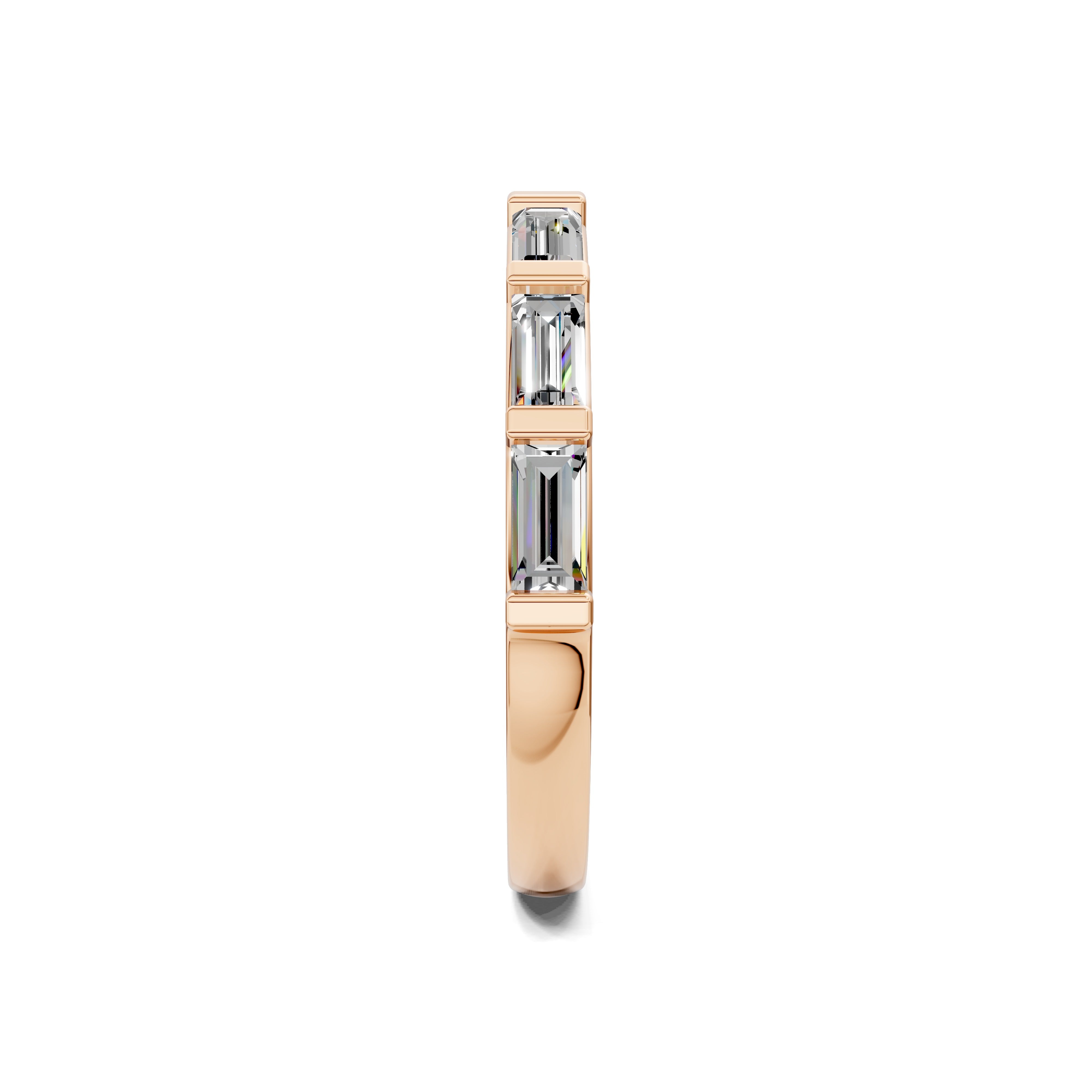 Camille Bar-Set Baguette Wedding Ring