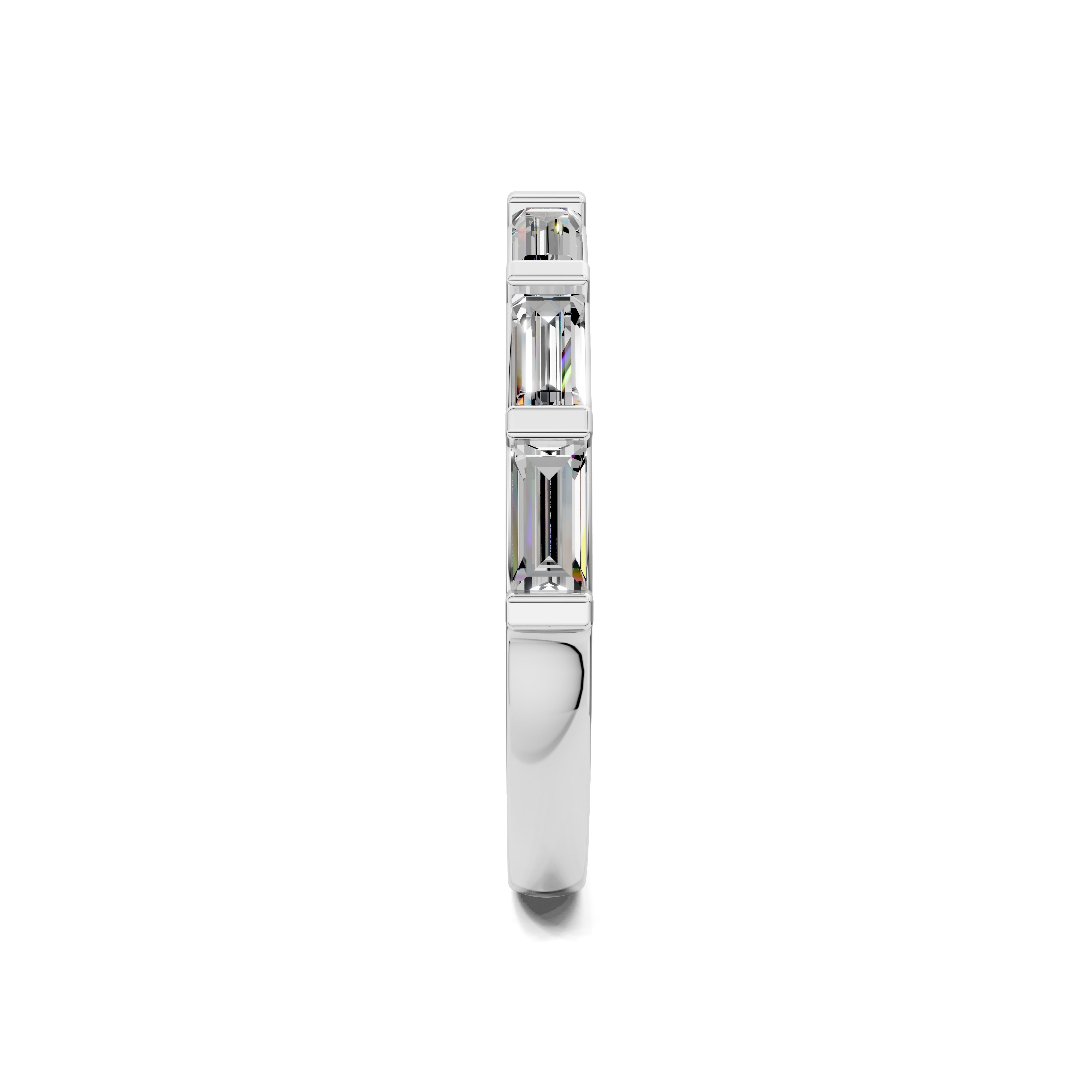 Camille Bar-Set Baguette Wedding Ring