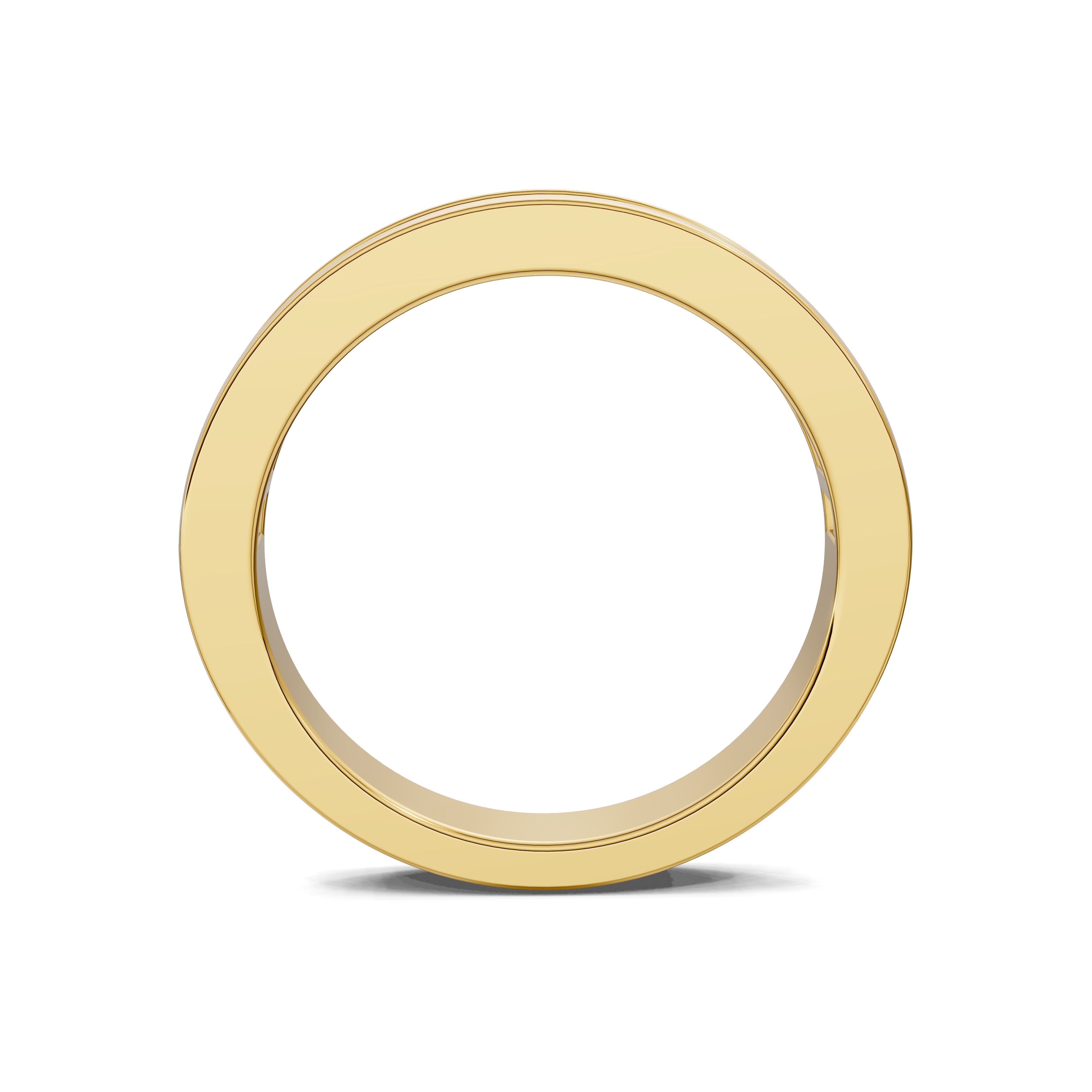 Nadia Channel-Set Princess Wedding Ring