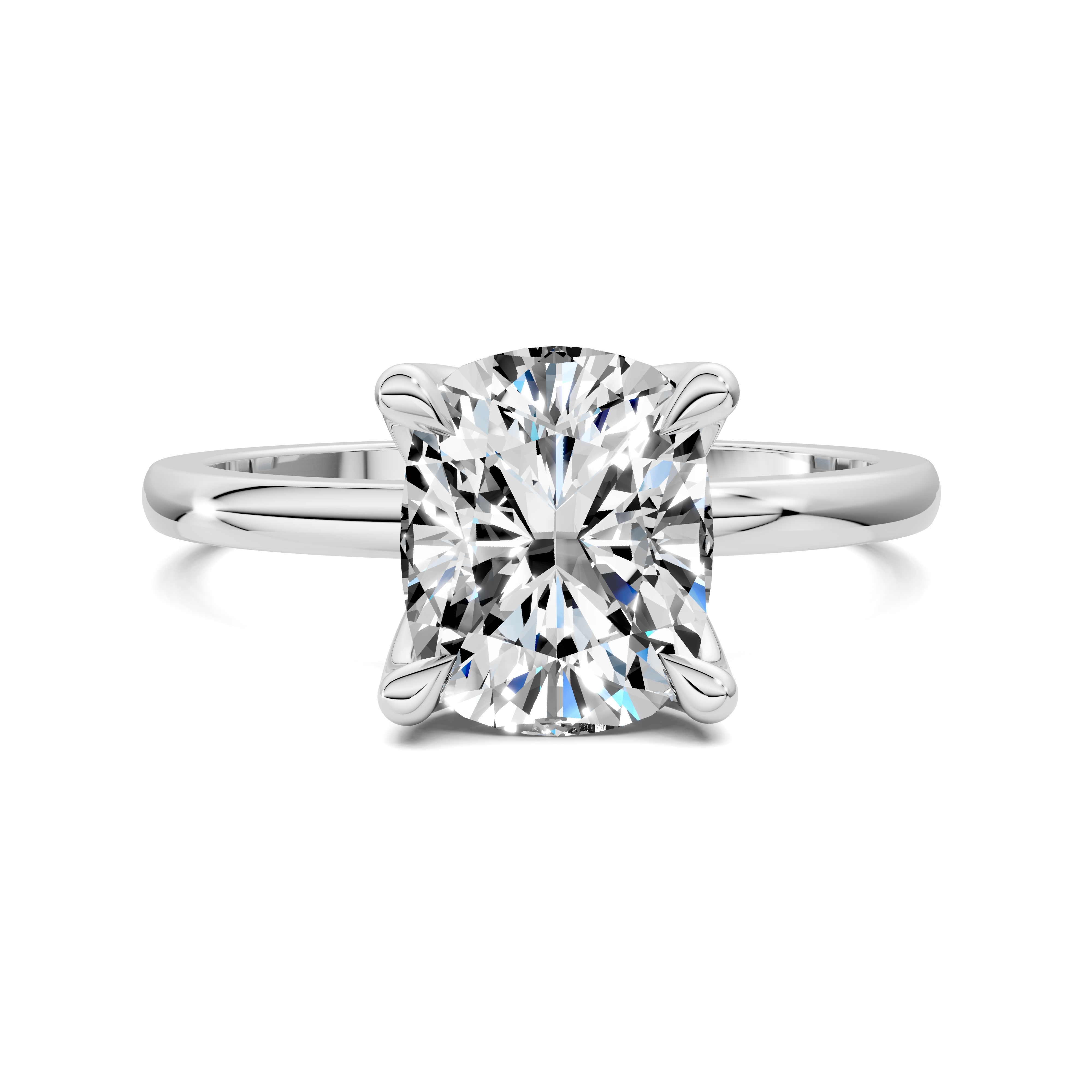 Aris Tulip Basket Solitaire Ring
