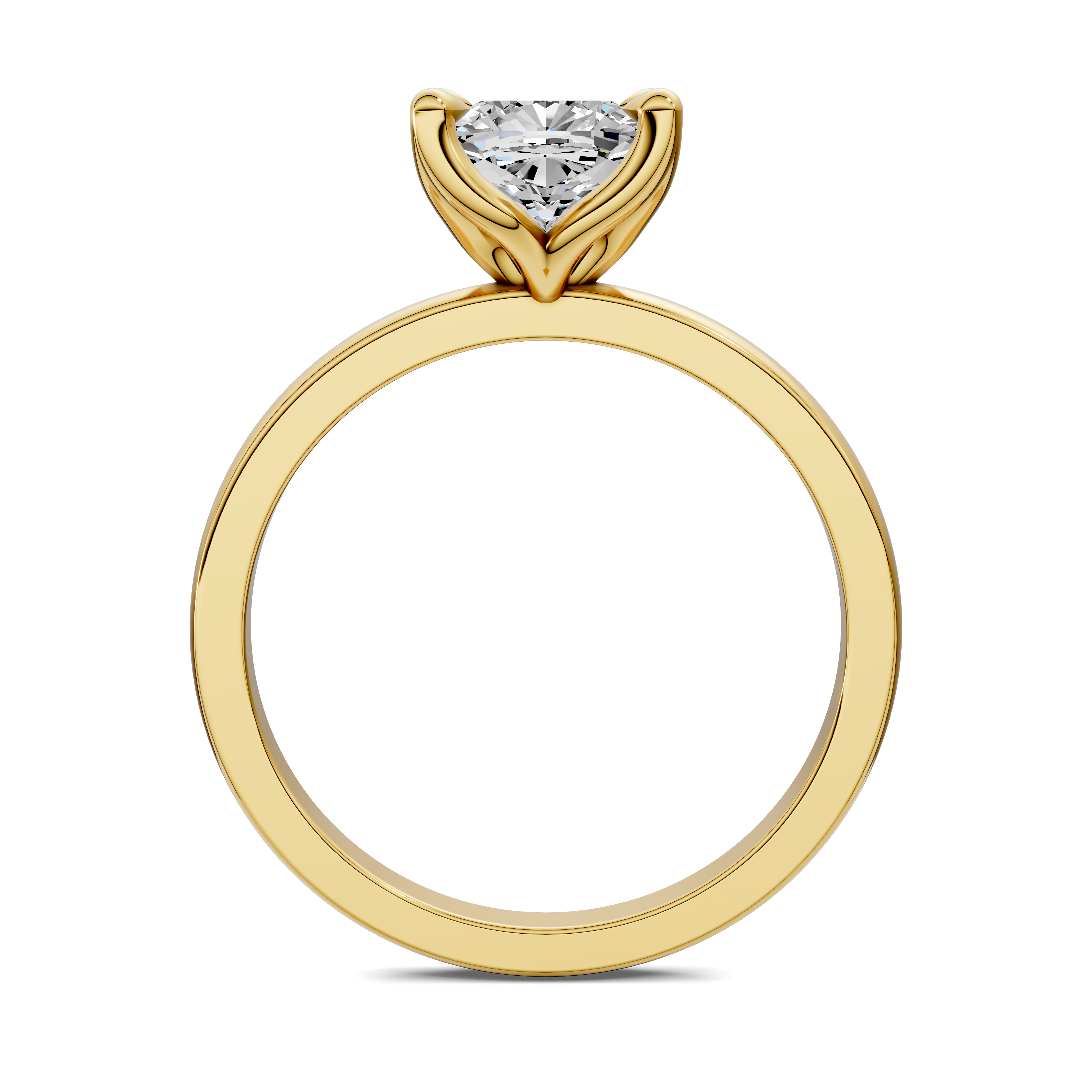 Aris Tulip Basket Solitaire Ring