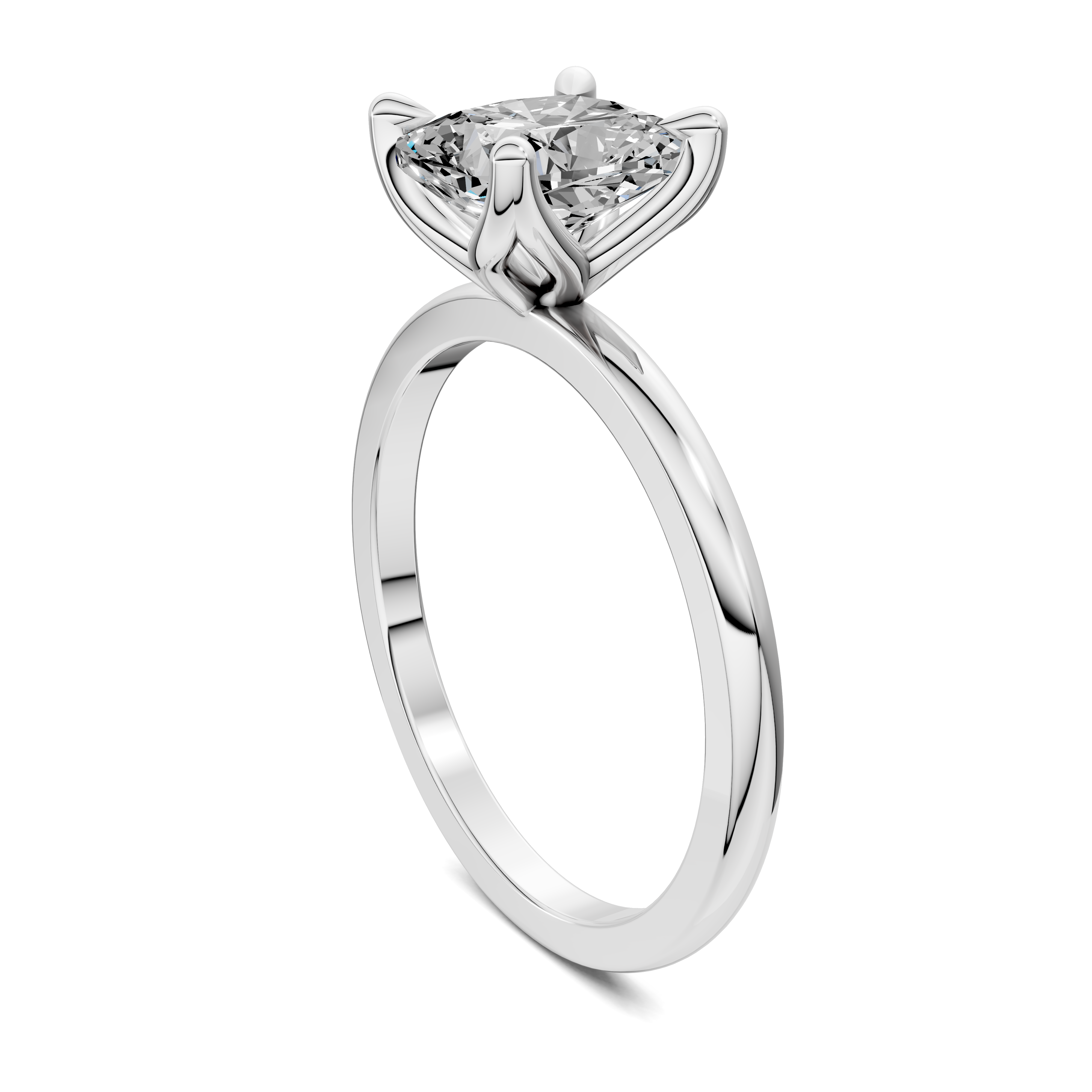 Aris Tulip Basket Solitaire Ring