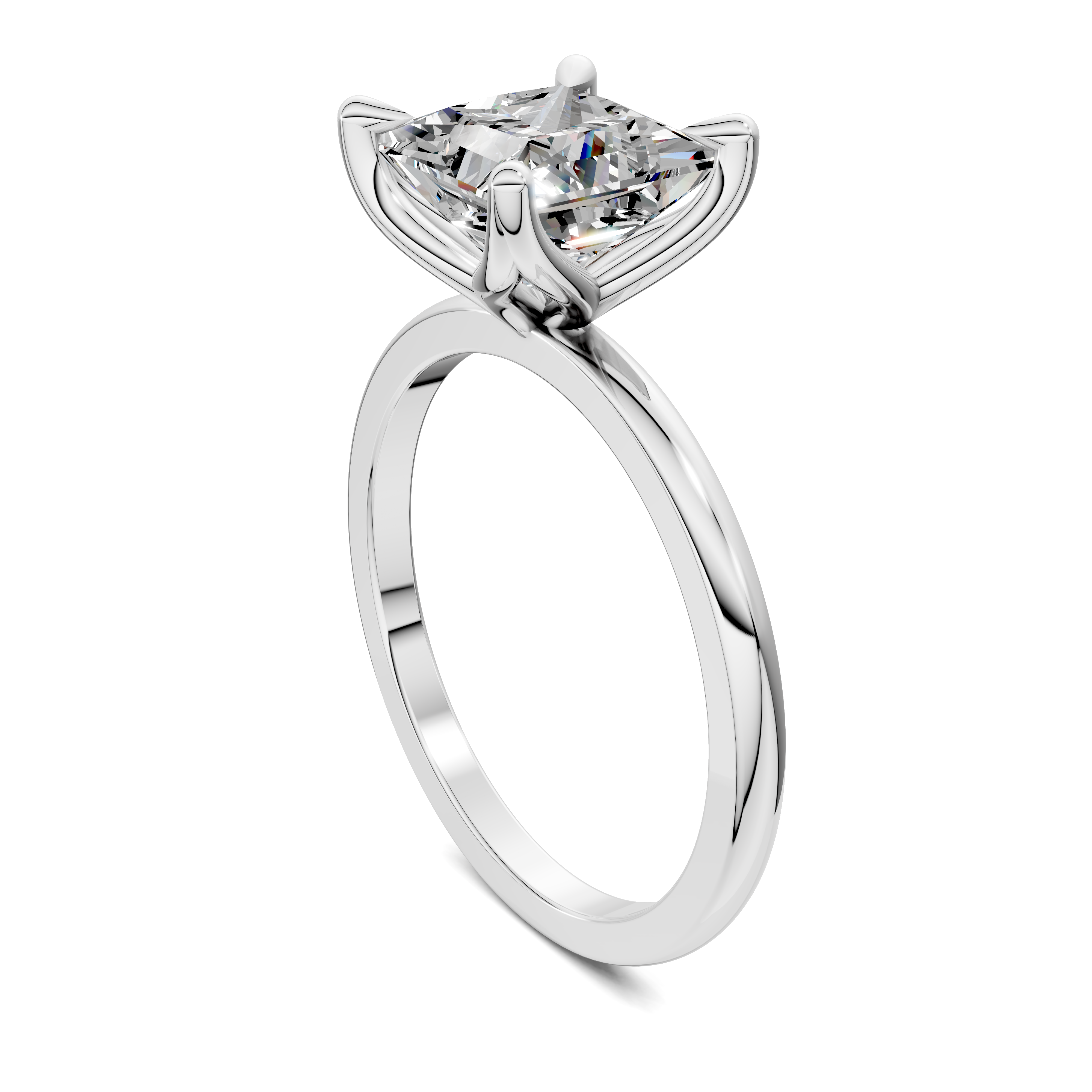 Aris Tulip Basket Solitaire Ring