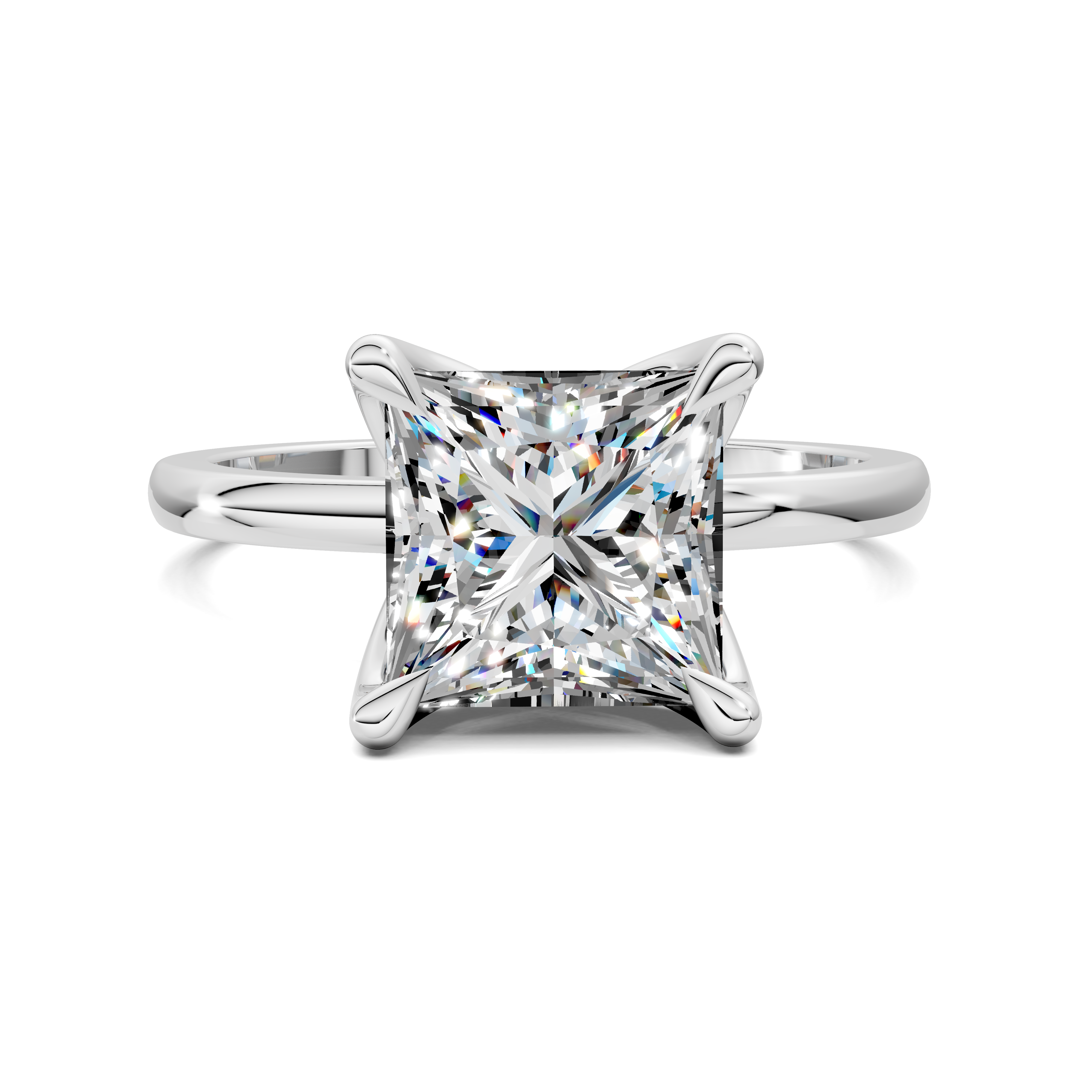 Aris Tulip Basket Solitaire Ring