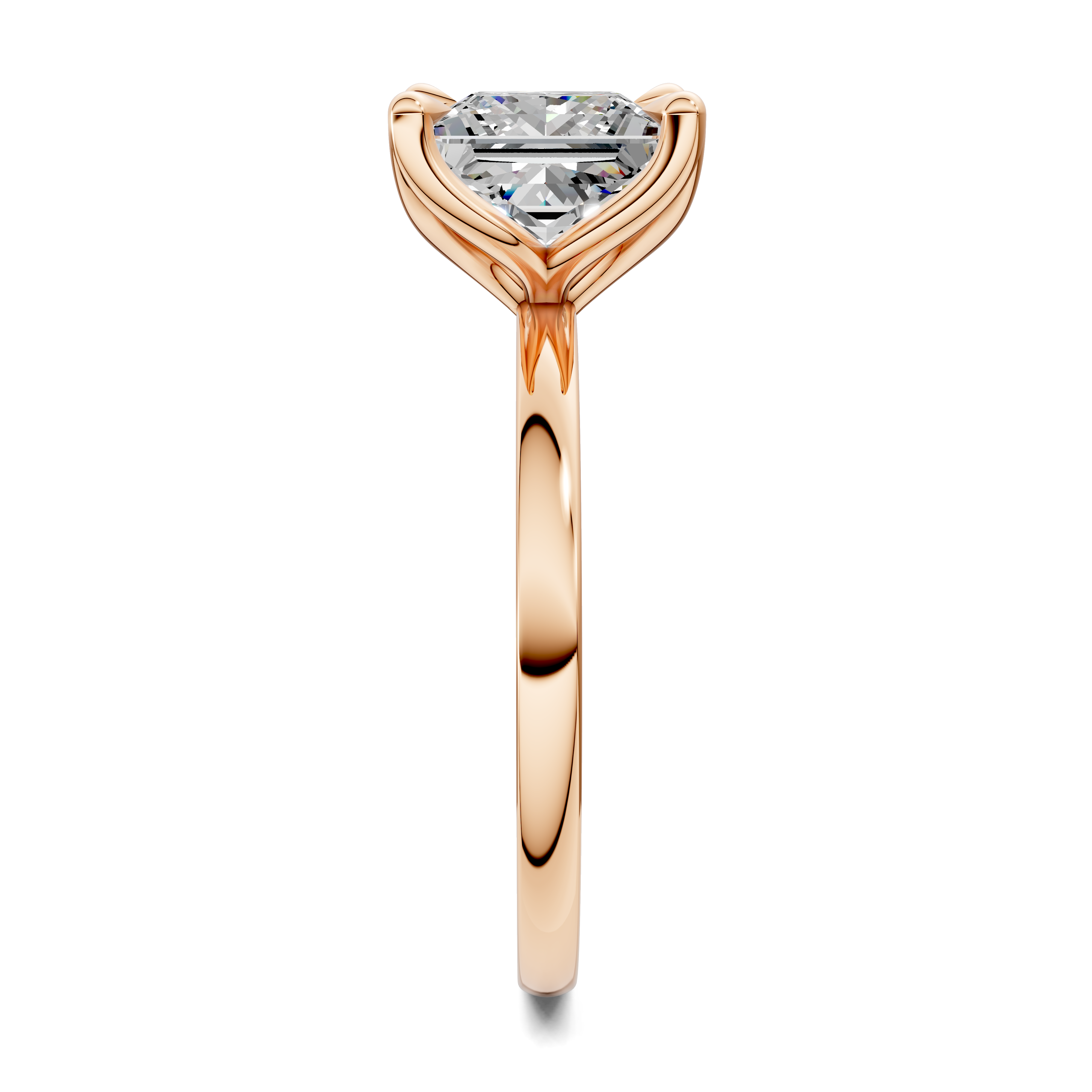Aris Tulip Basket Solitaire Ring