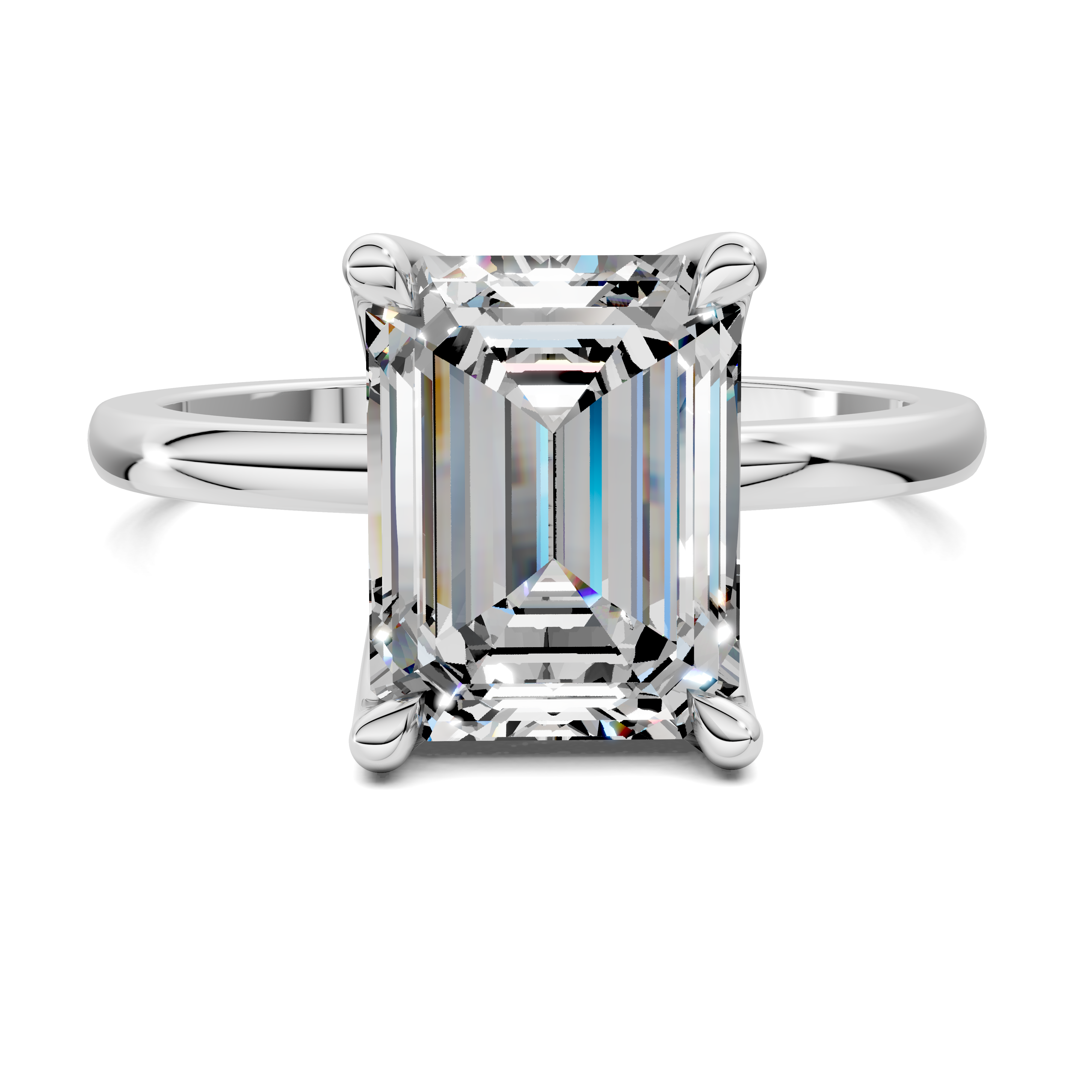 Aris Tulip Basket Solitaire Ring