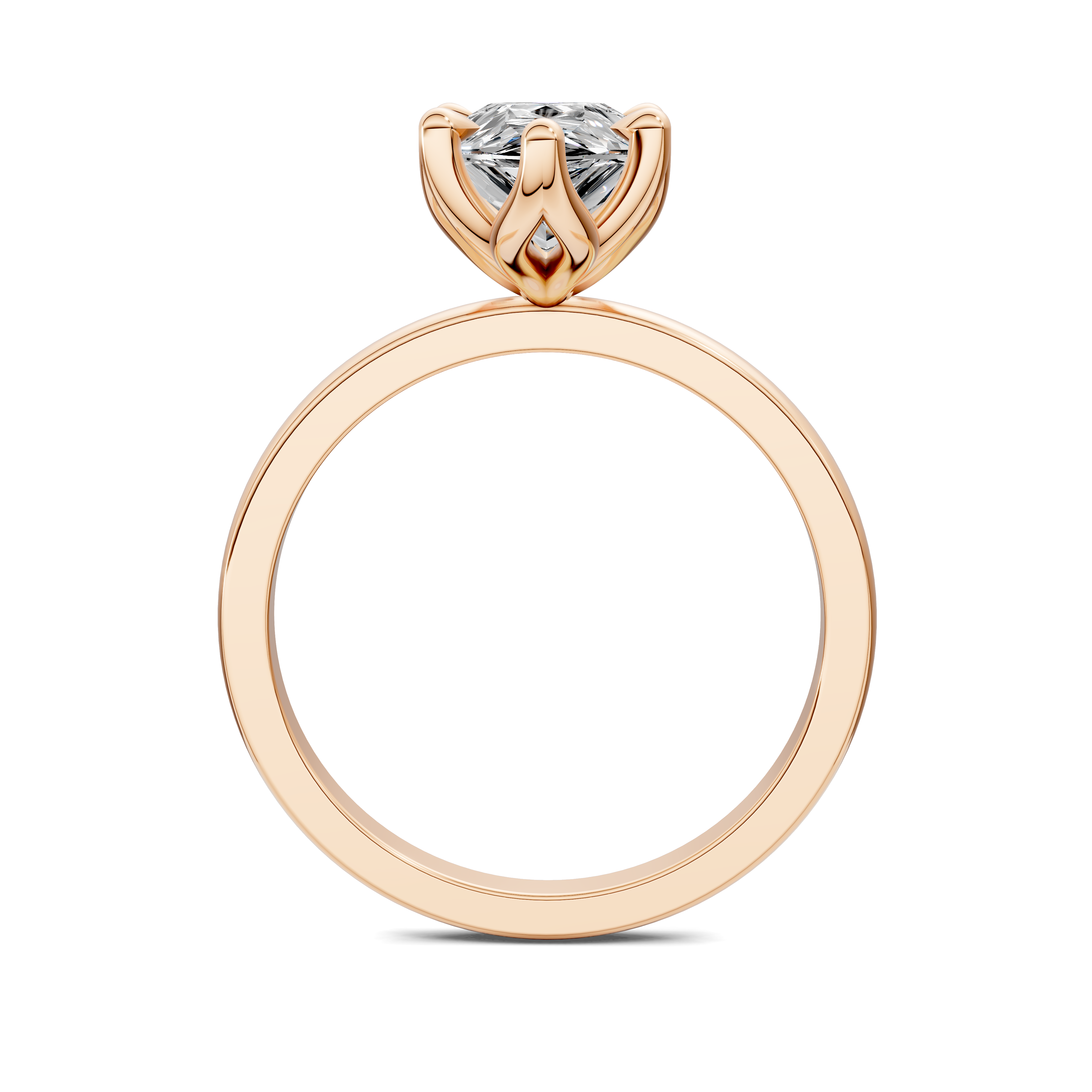 Aris Tulip Basket Solitaire Ring