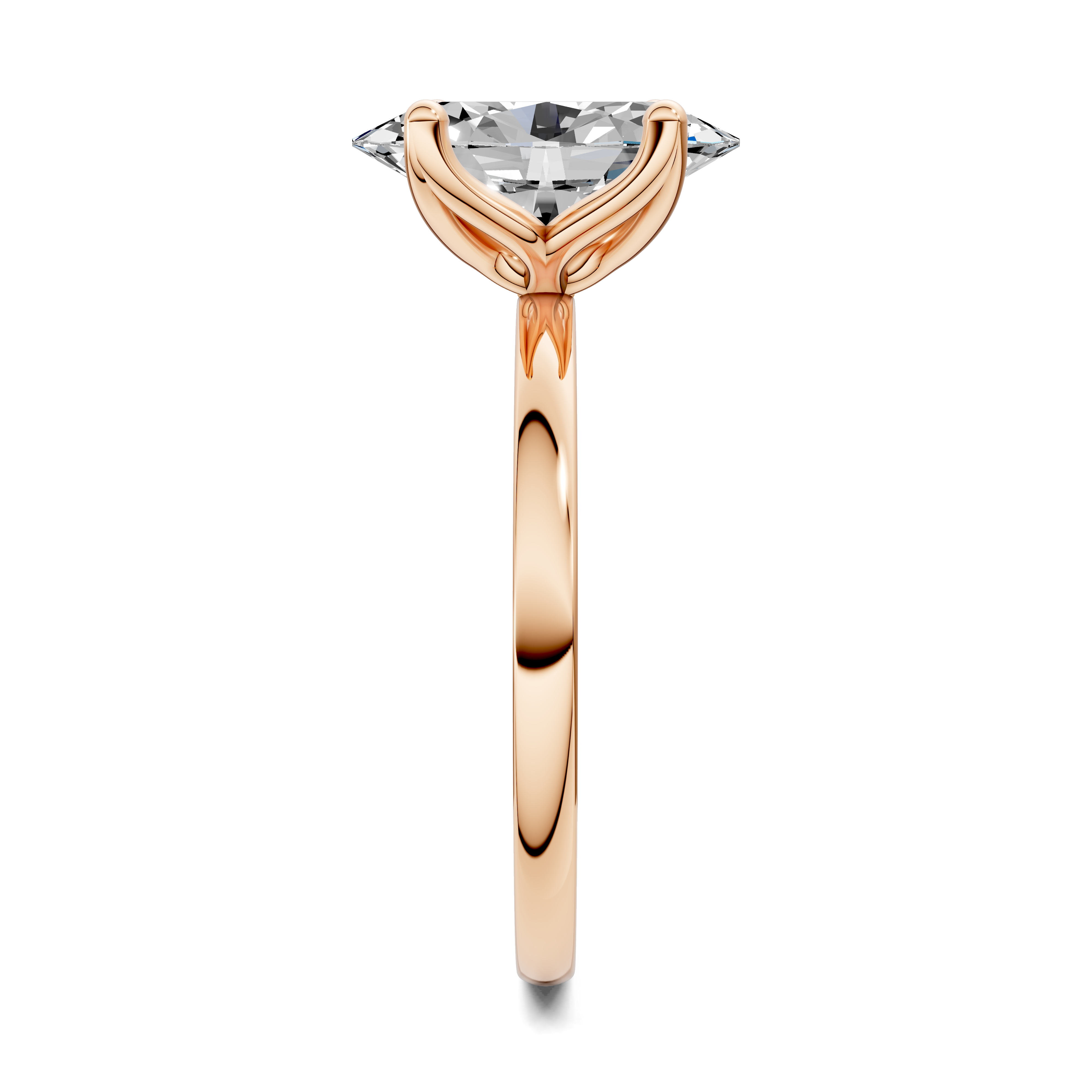 Aris Tulip Basket Solitaire Ring
